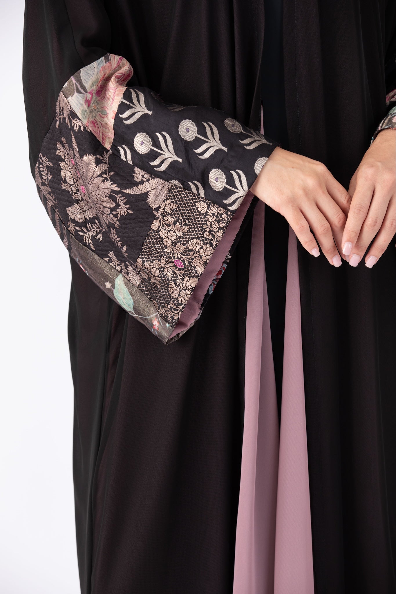 Embroidered Sleeves Abaya