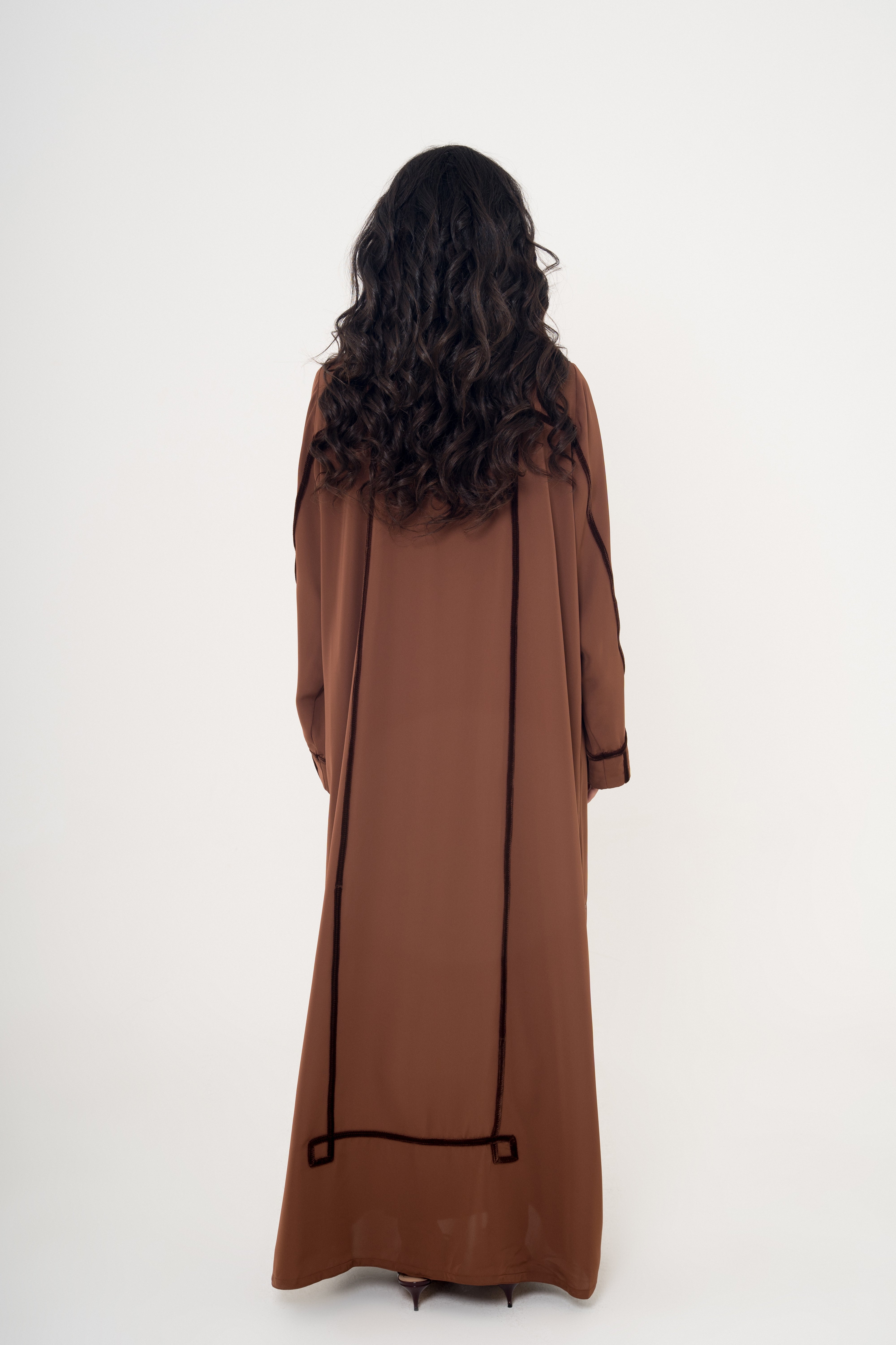 Velvet Appliqué Abaya