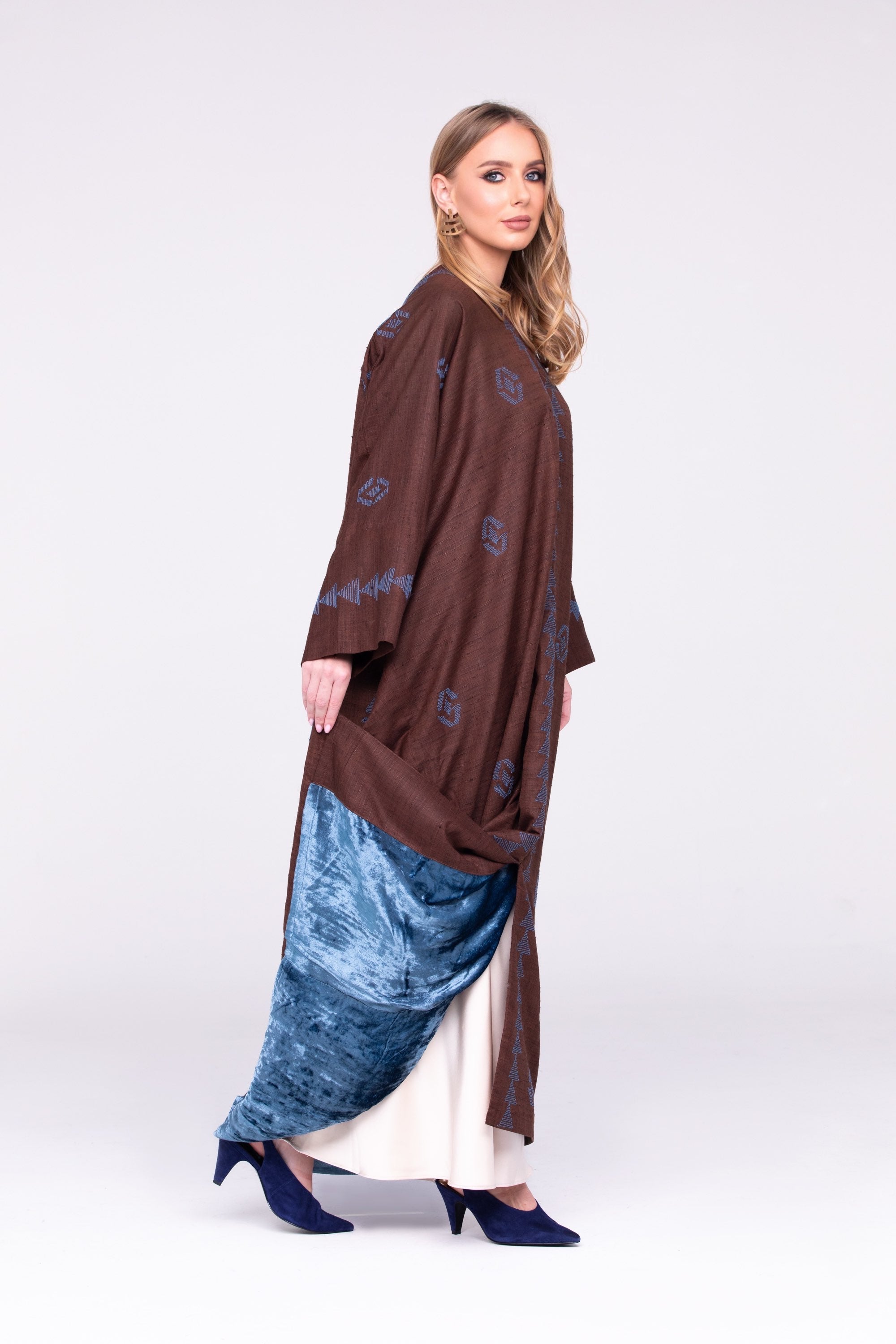 Blue Dori Kaftan image 3