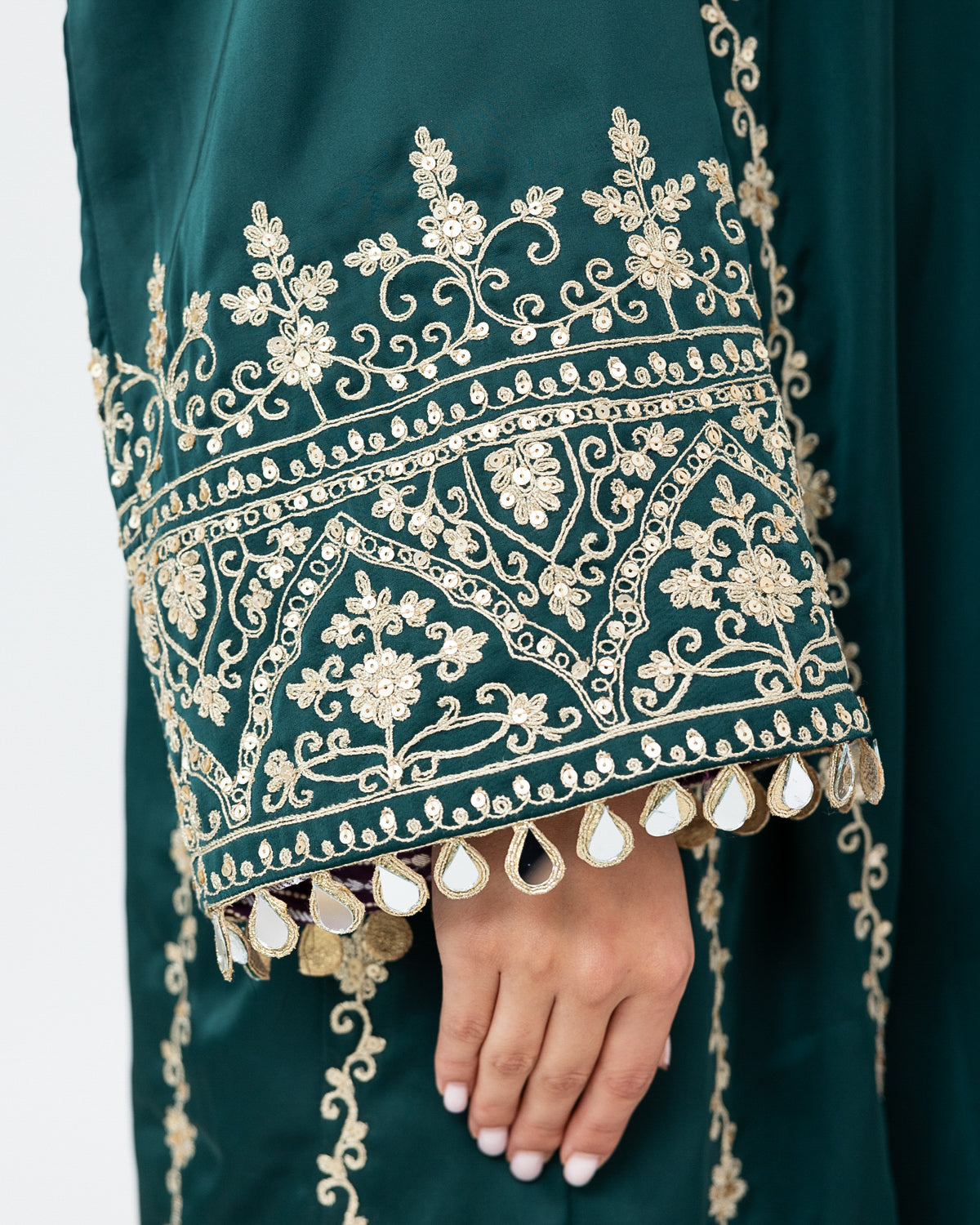 Silk Embroidered Kaftan