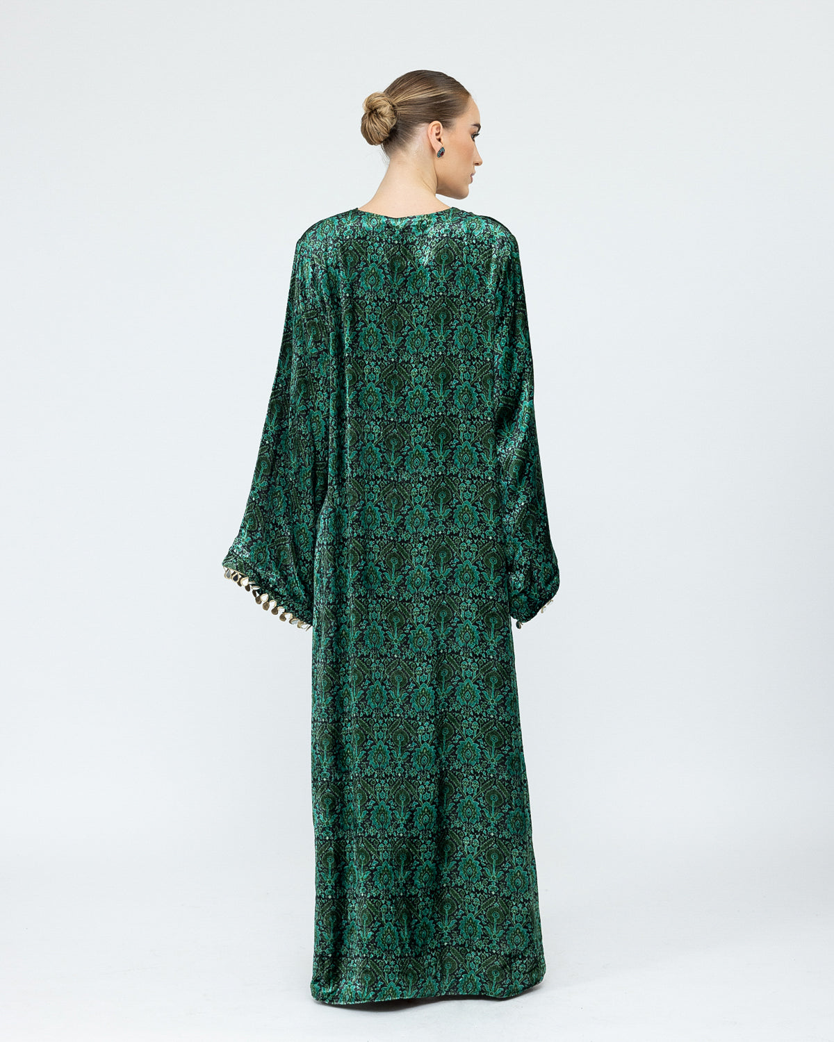 Printed Velvet Kaftan