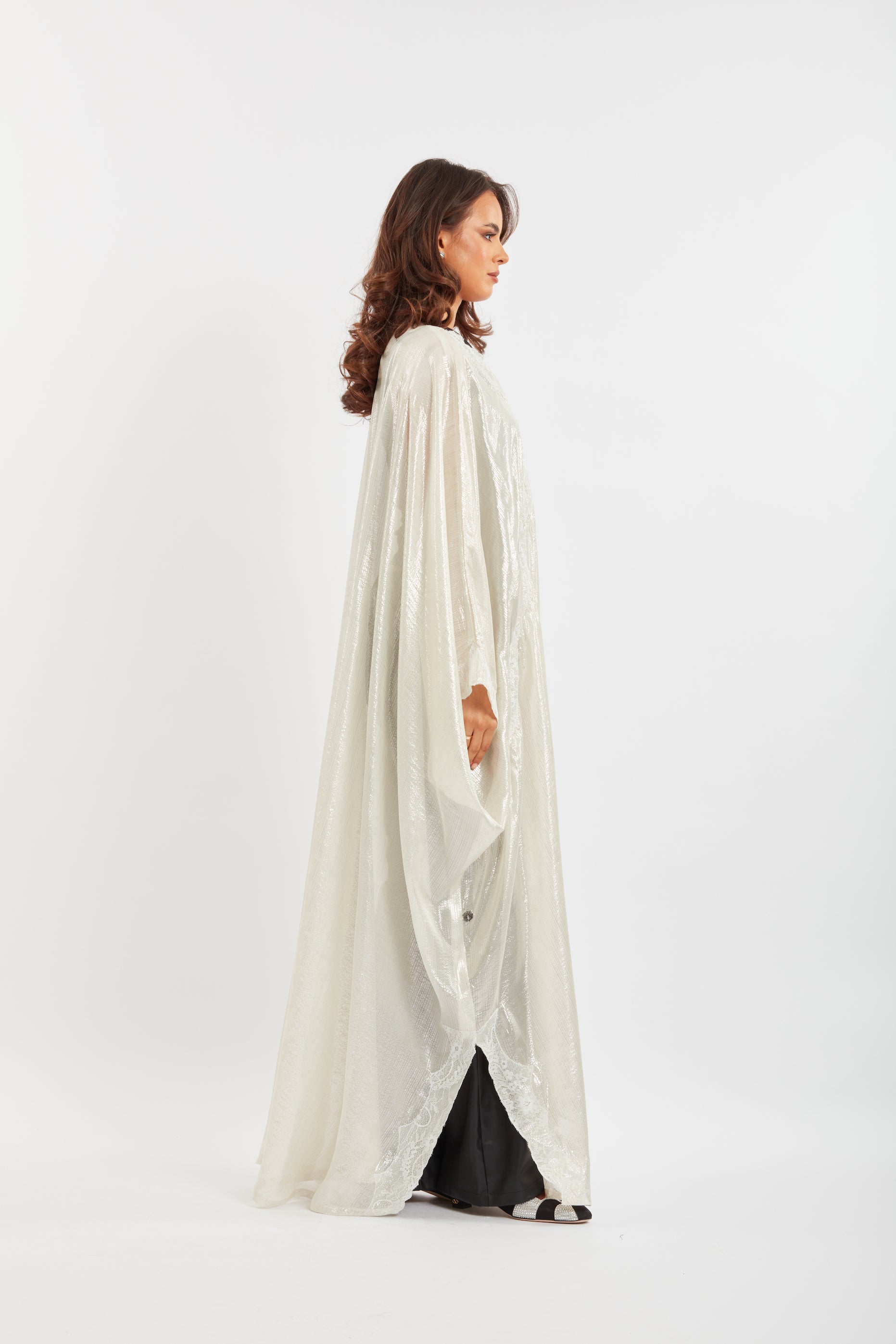 Silk Lace Abaya