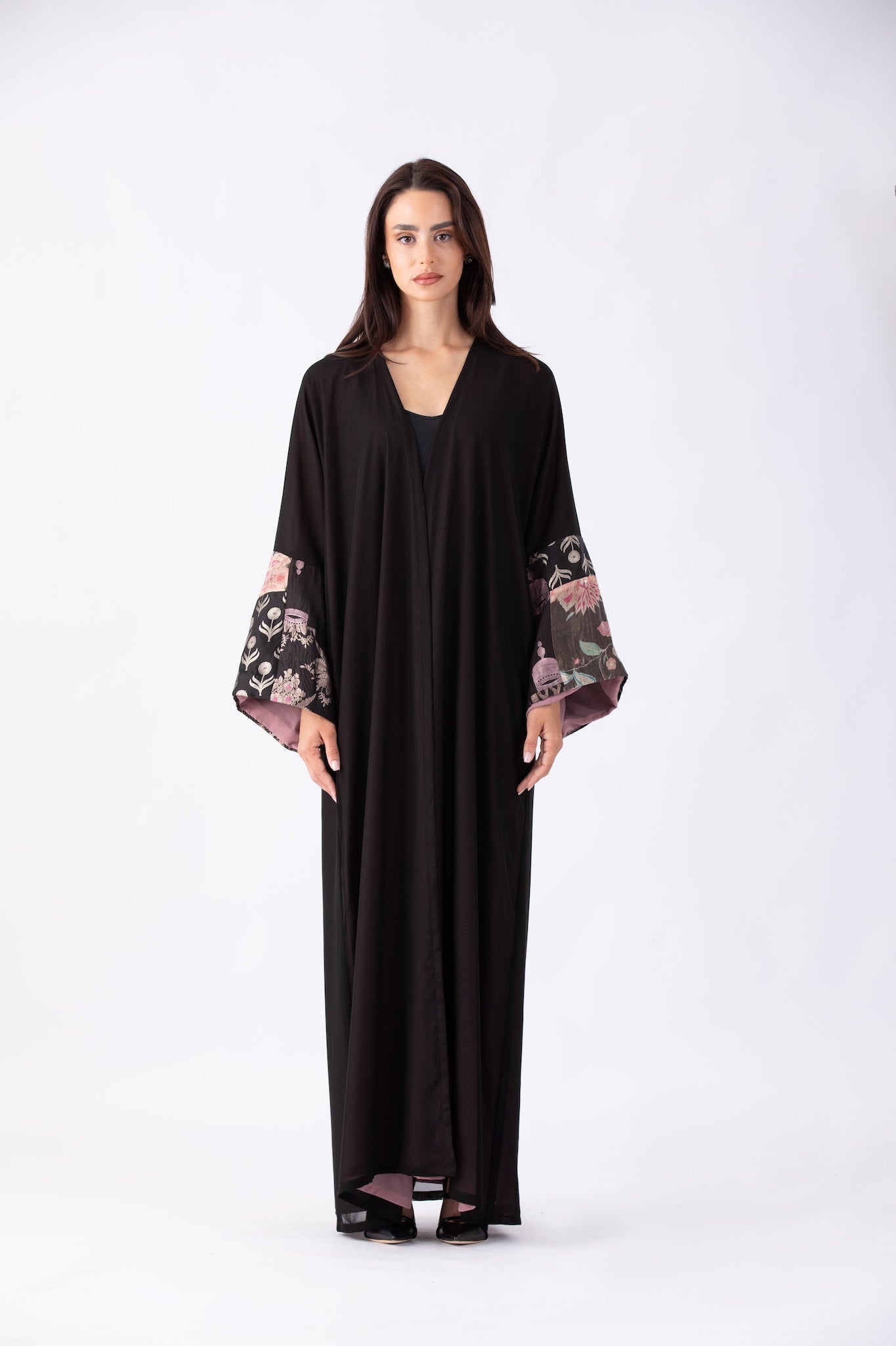 Embroidered Sleeves Abaya