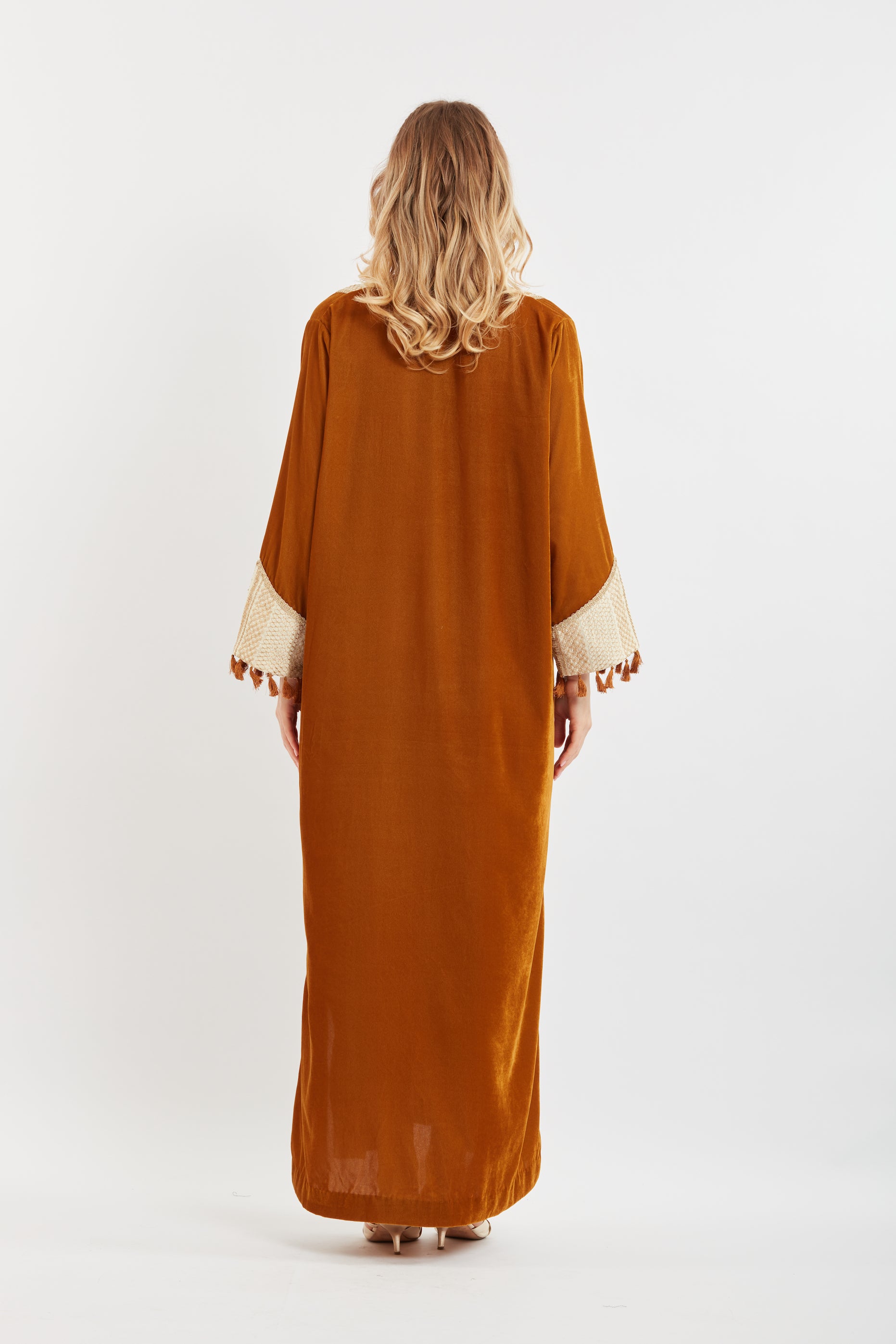 Tassel Velvet Kaftan
