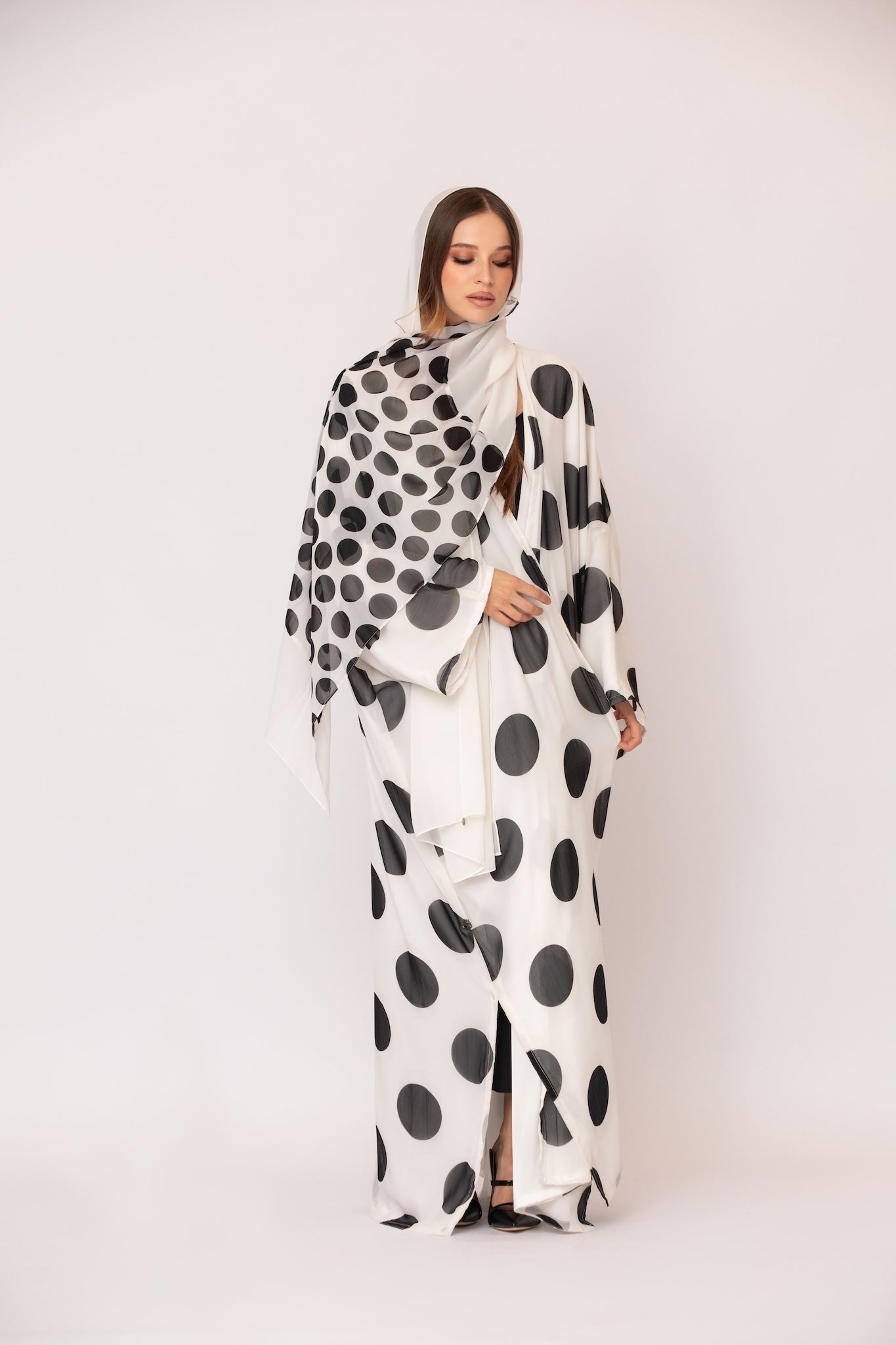 Polka Dot Abaya