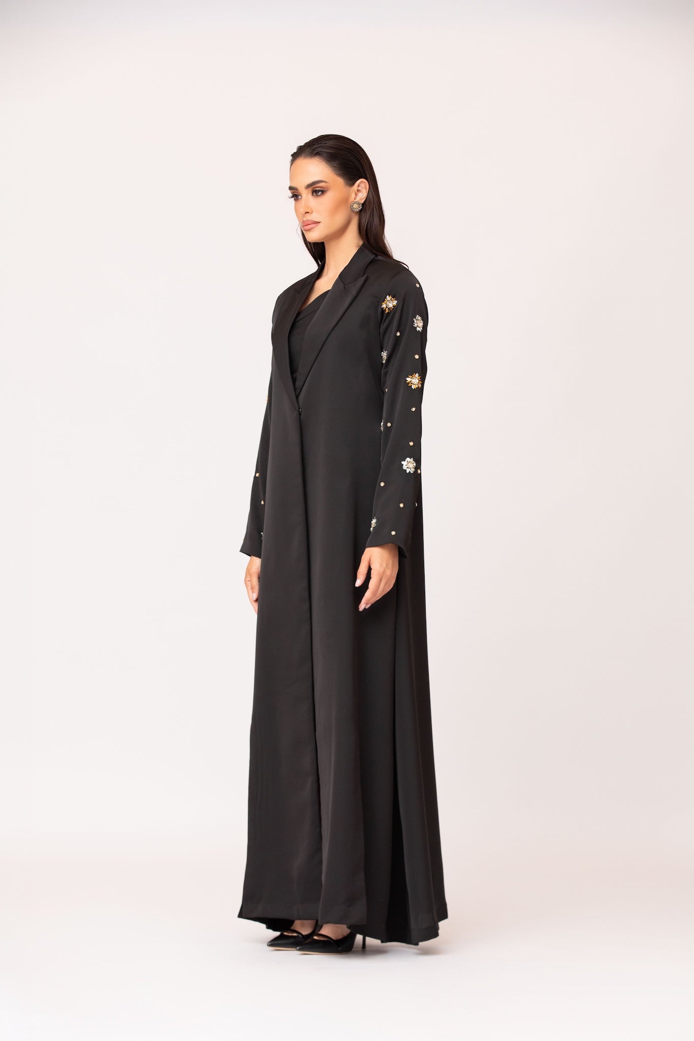 Sleek Silk Abaya