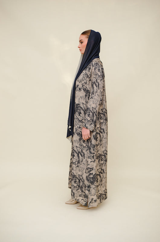 Cotton Silk Abaya