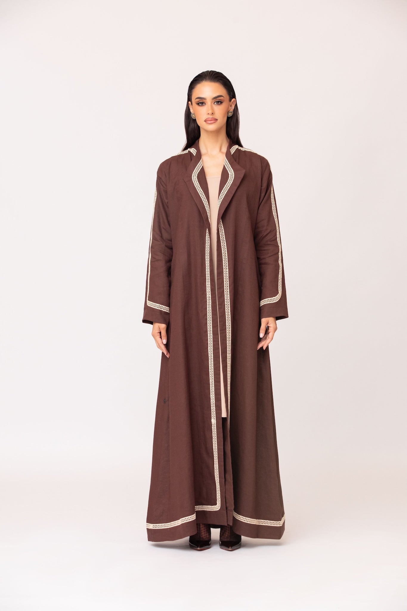 Delicate Lace Abaya