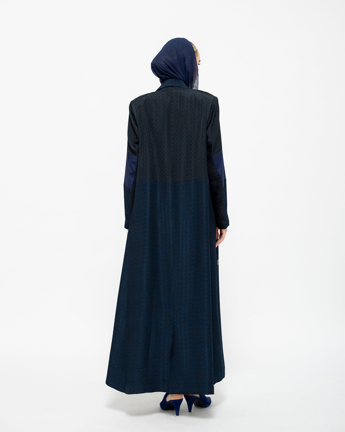 Jacquard Blazer Abaya image 2