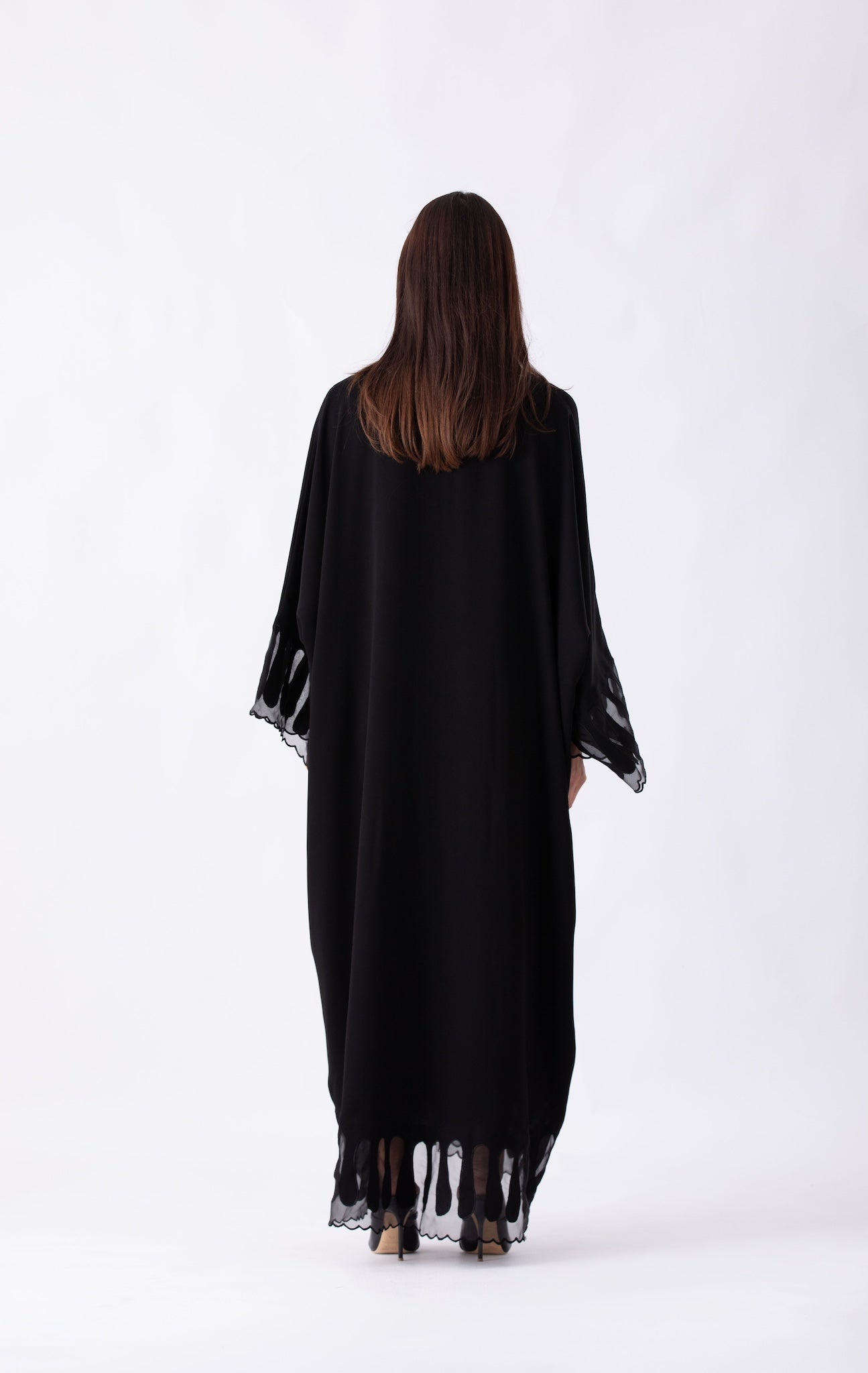 Organza Embroidered Abaya