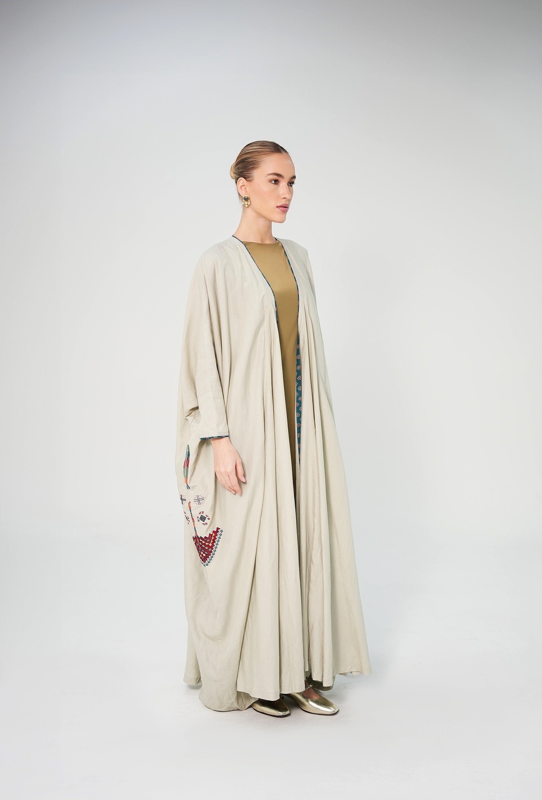 Linen Abaya  image 2