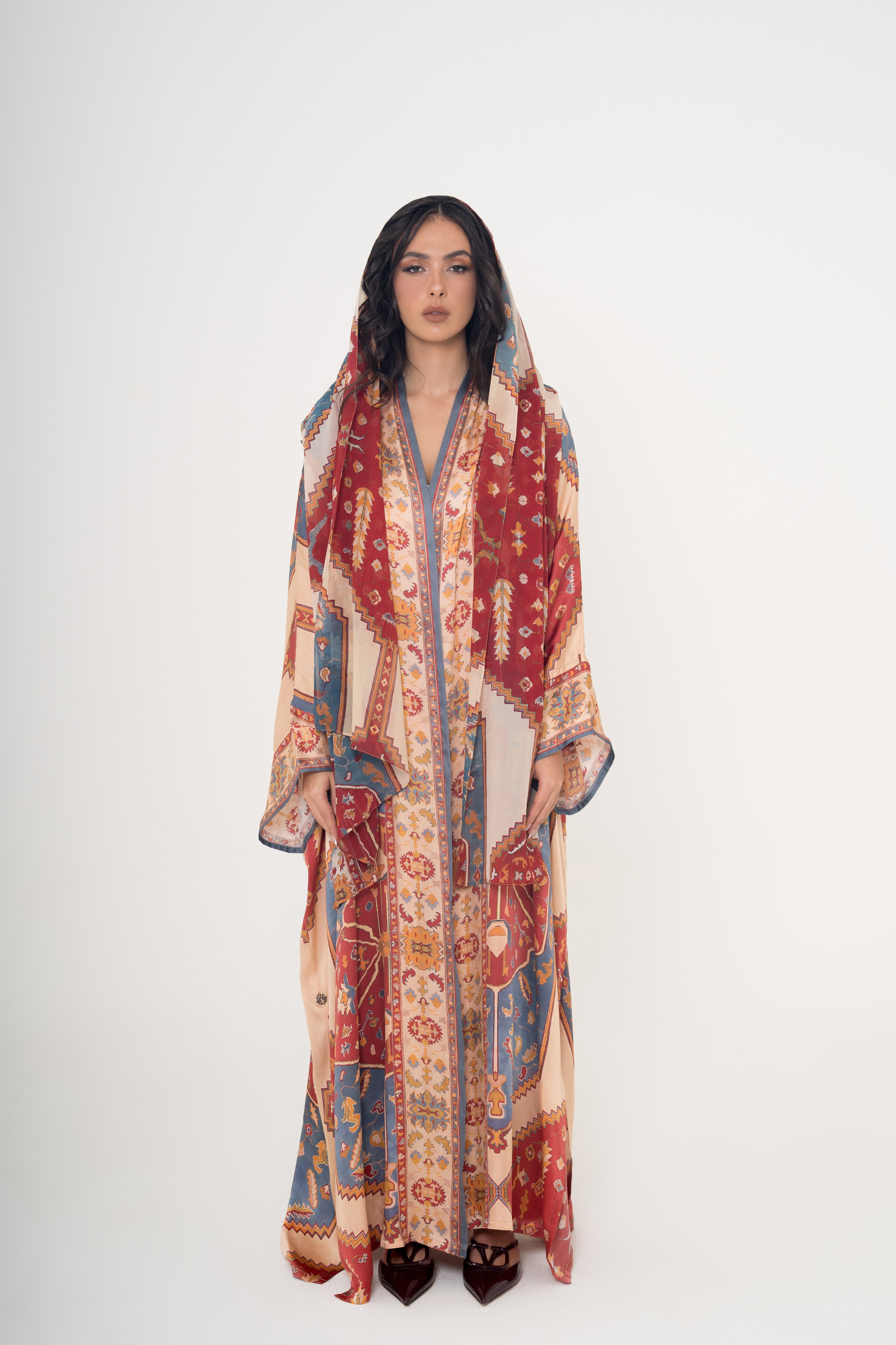 Persian Print Abaya