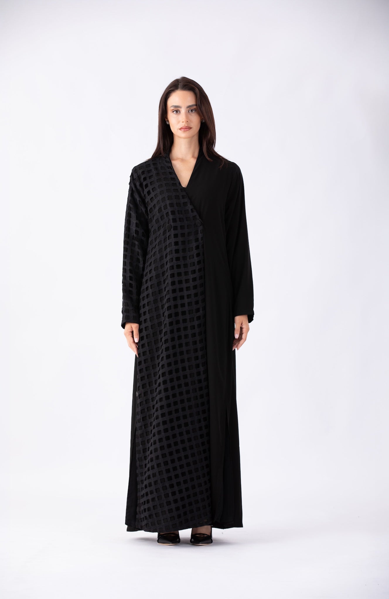 Square Pattern Abaya