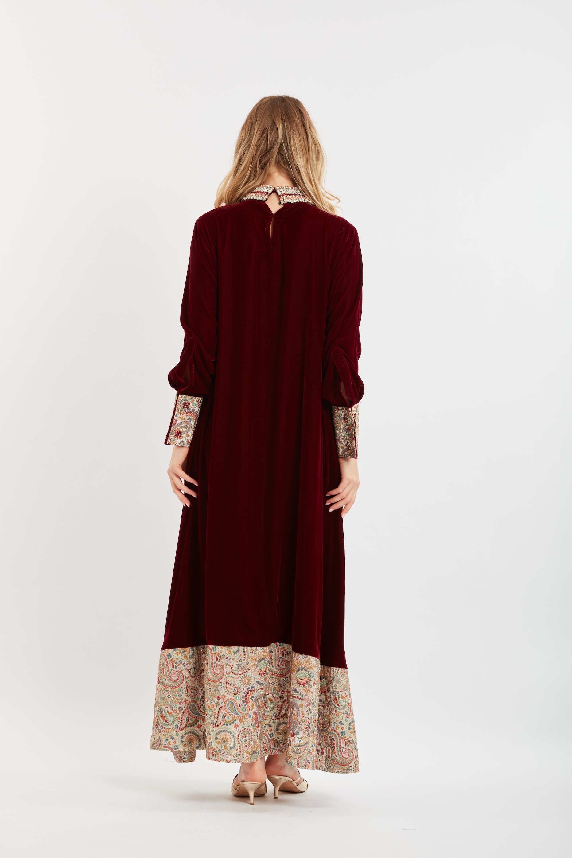 Crystal Collared Kaftan