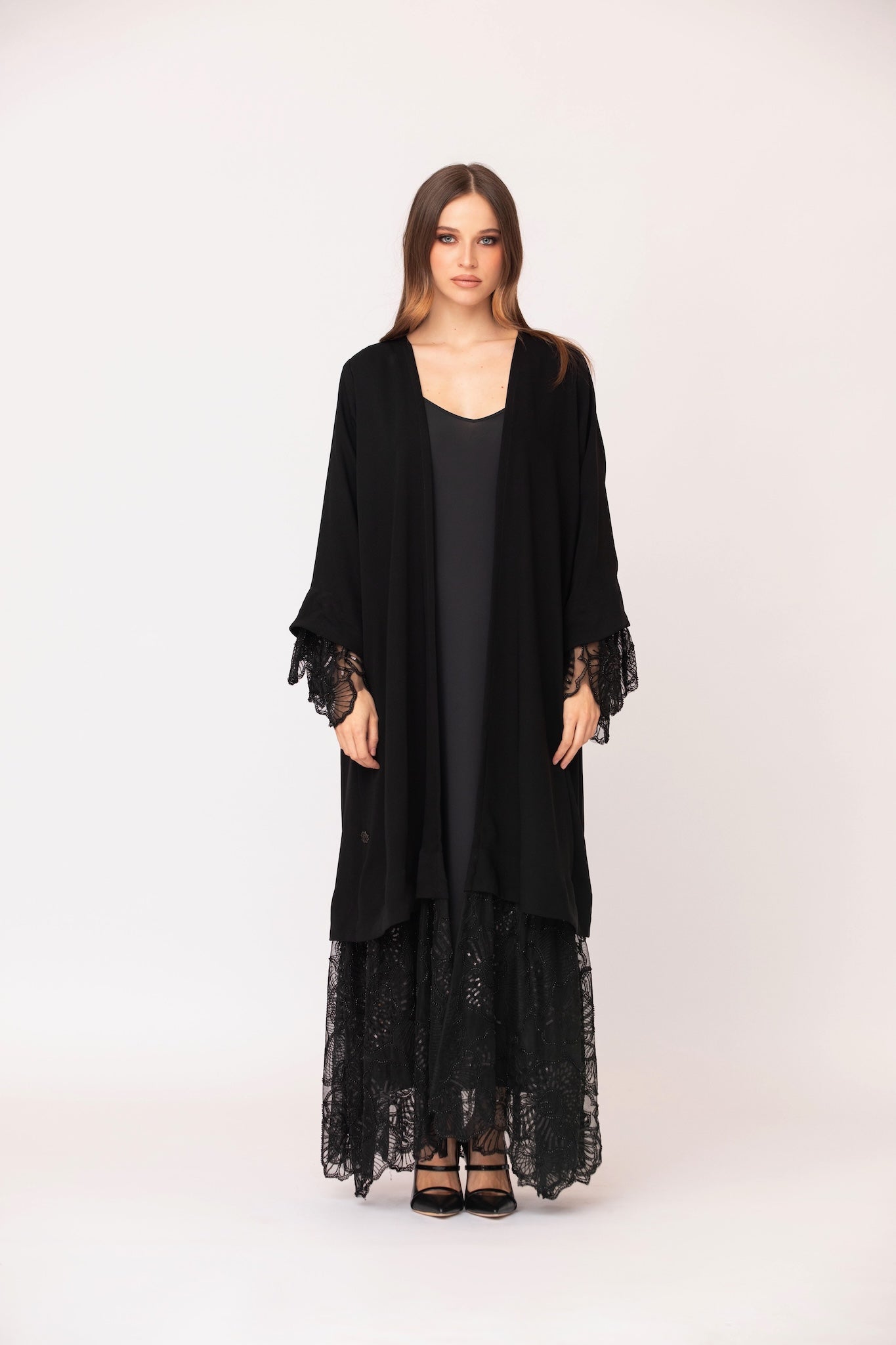 Flowy Embroidered Abaya