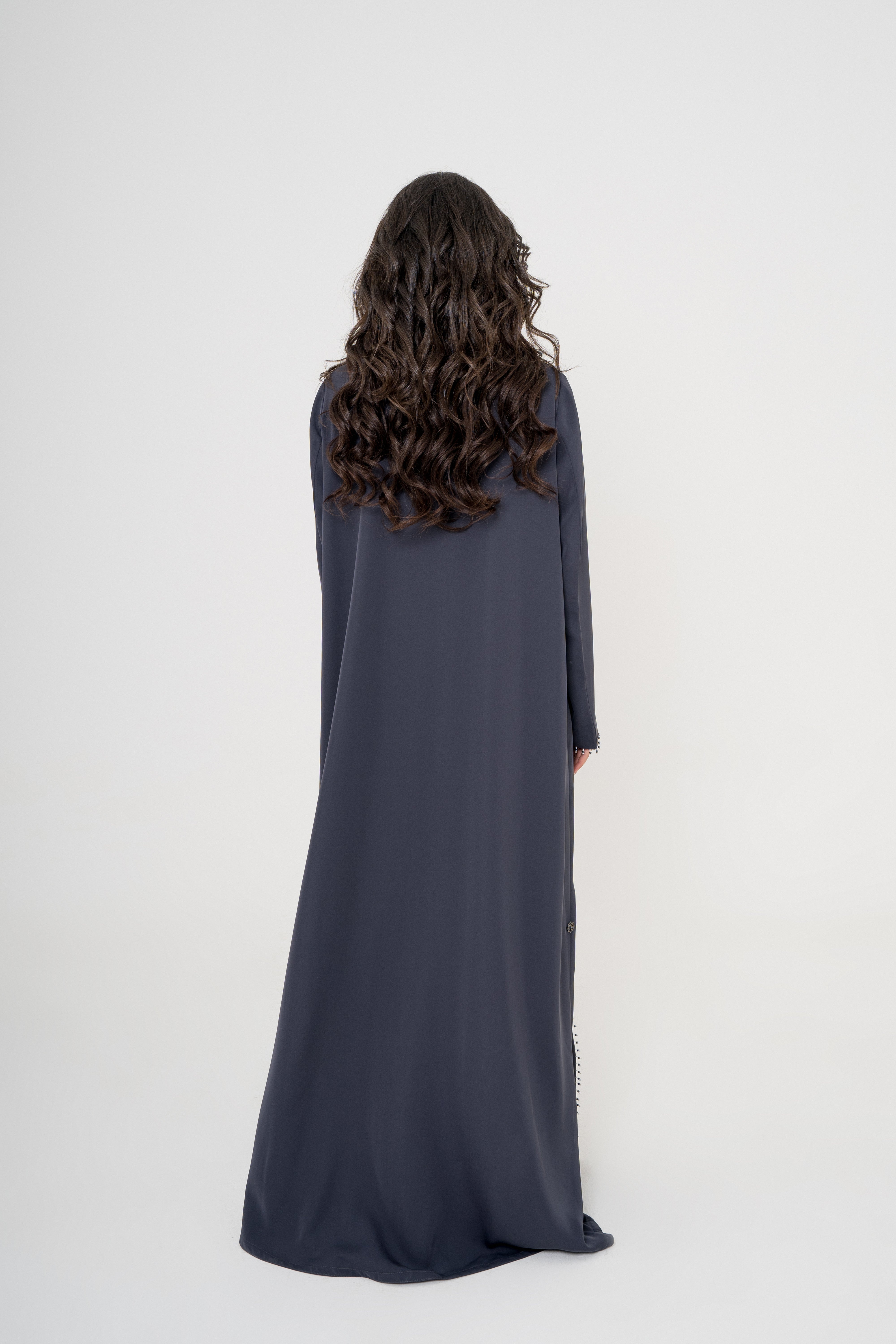 Coat-Style Tassel Abaya