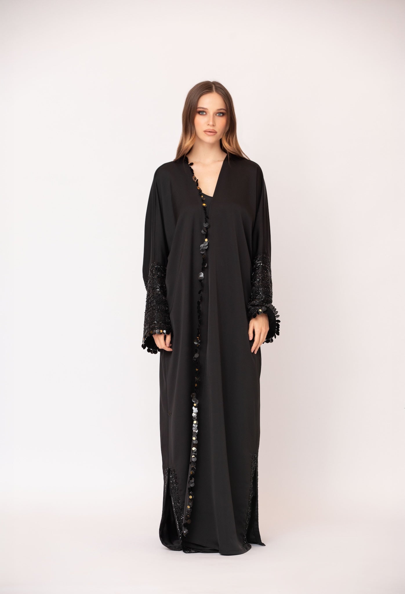 Embroidered Sleeves Abaya