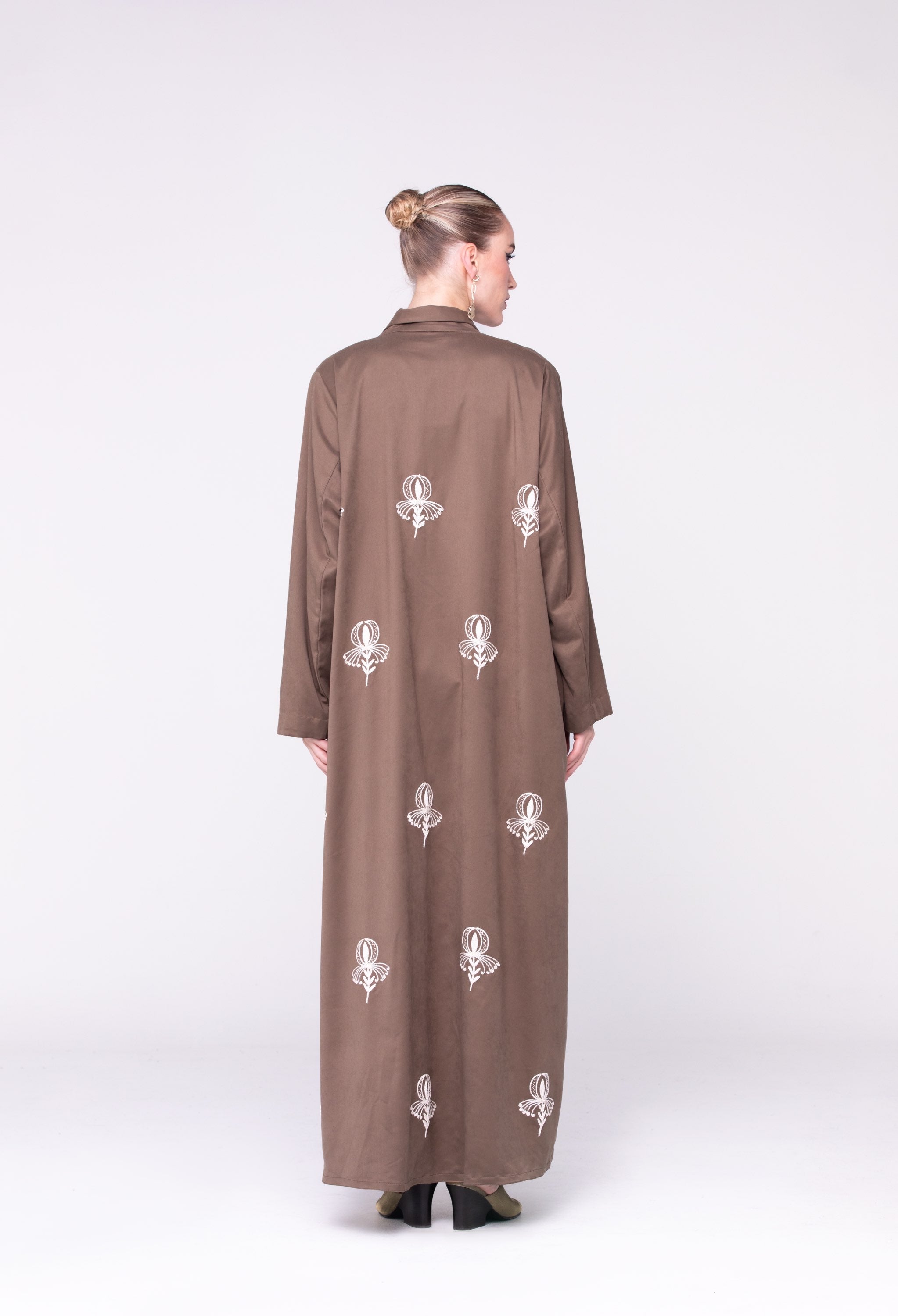 Suede Wrapped Abaya image 2