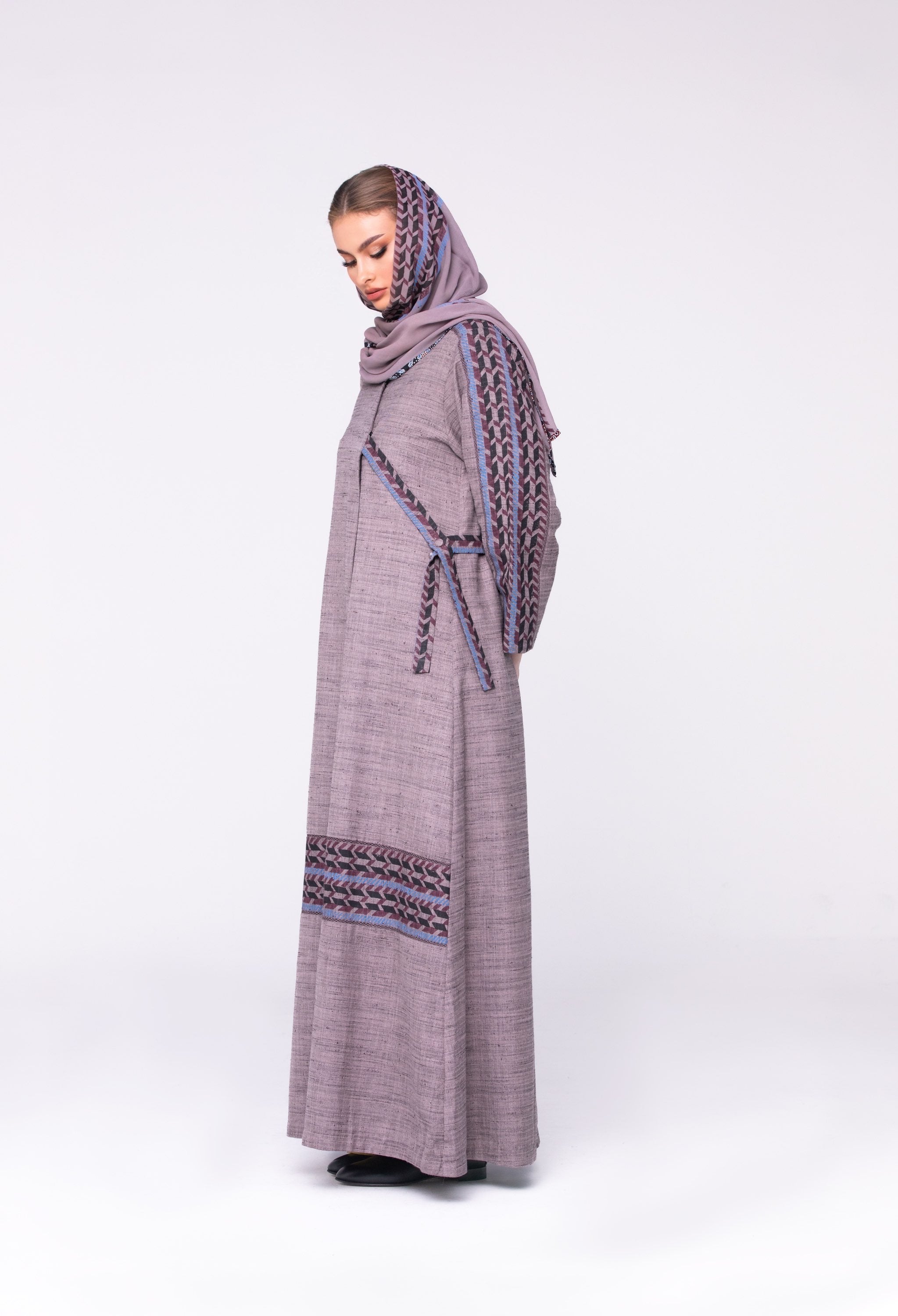 Block Print Abaya image 1
