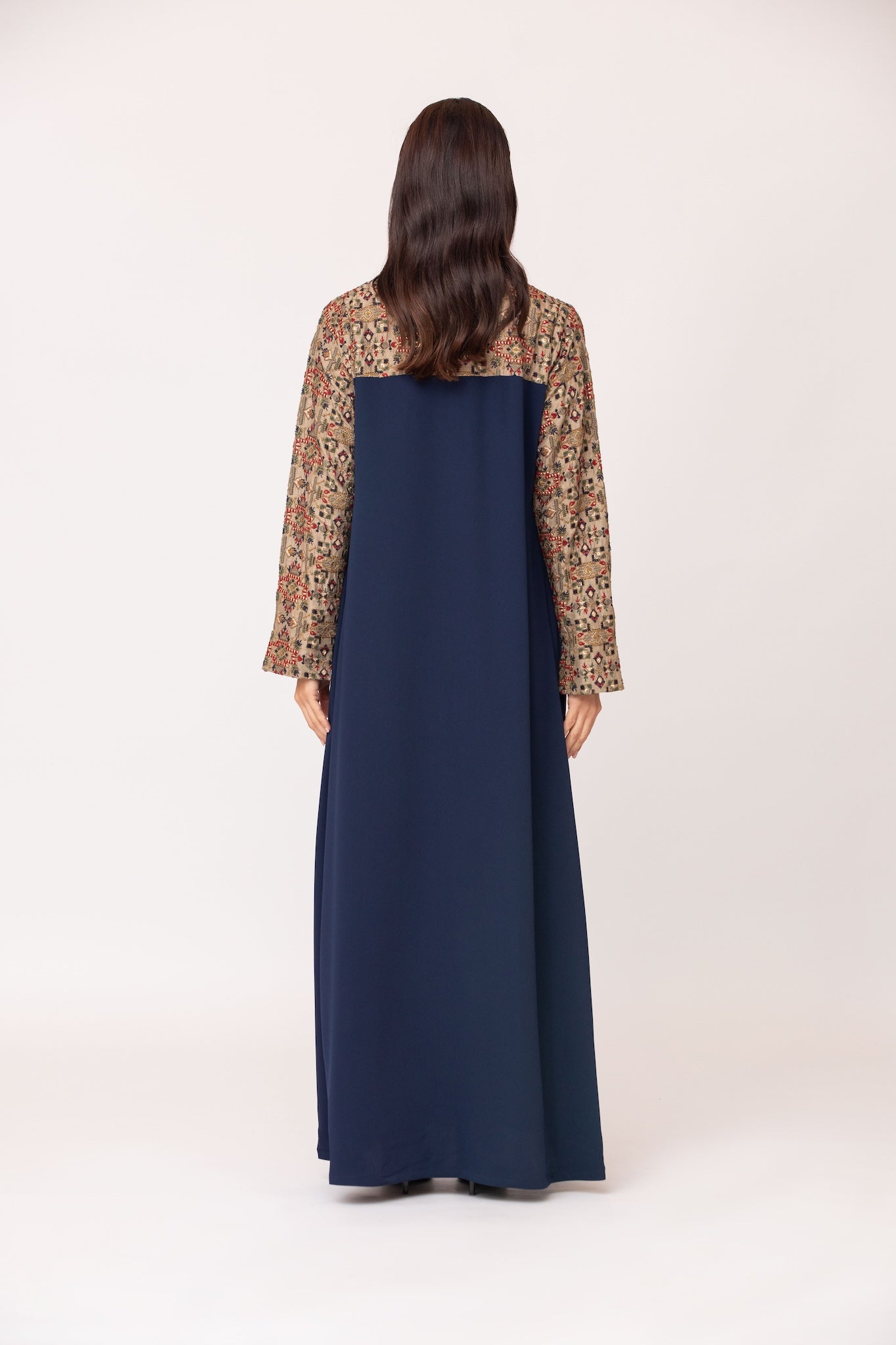 Embroidered Fabric Abaya