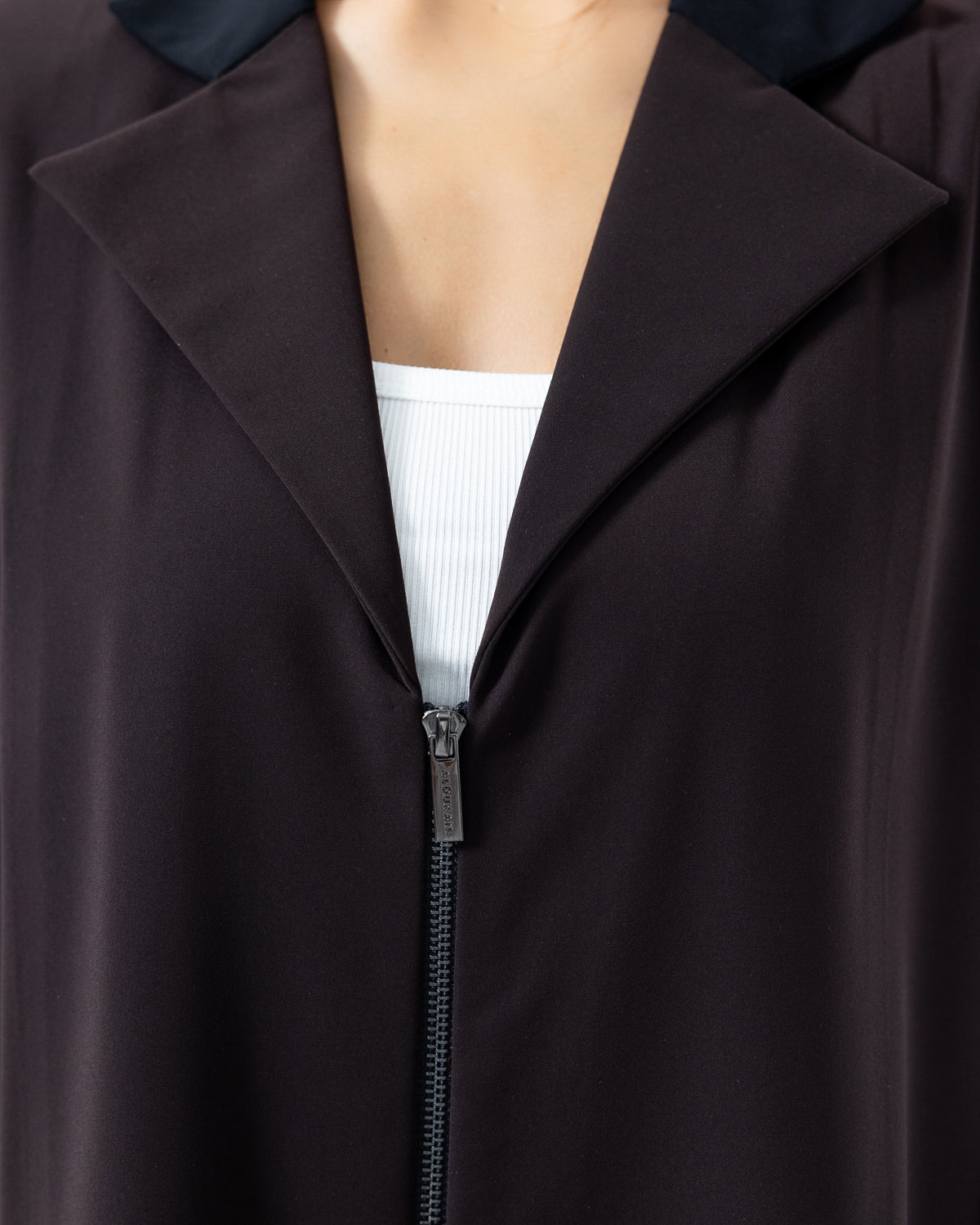 The Blazer Zipper Abaya