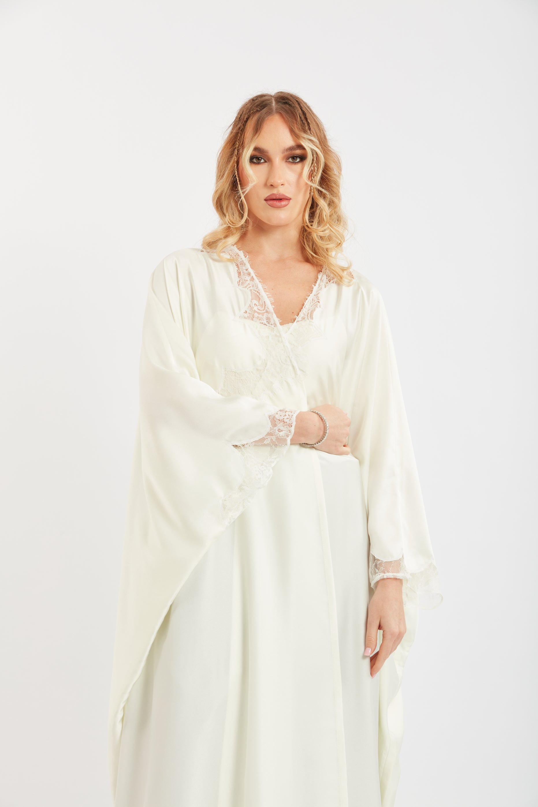 Silk Lace Abaya