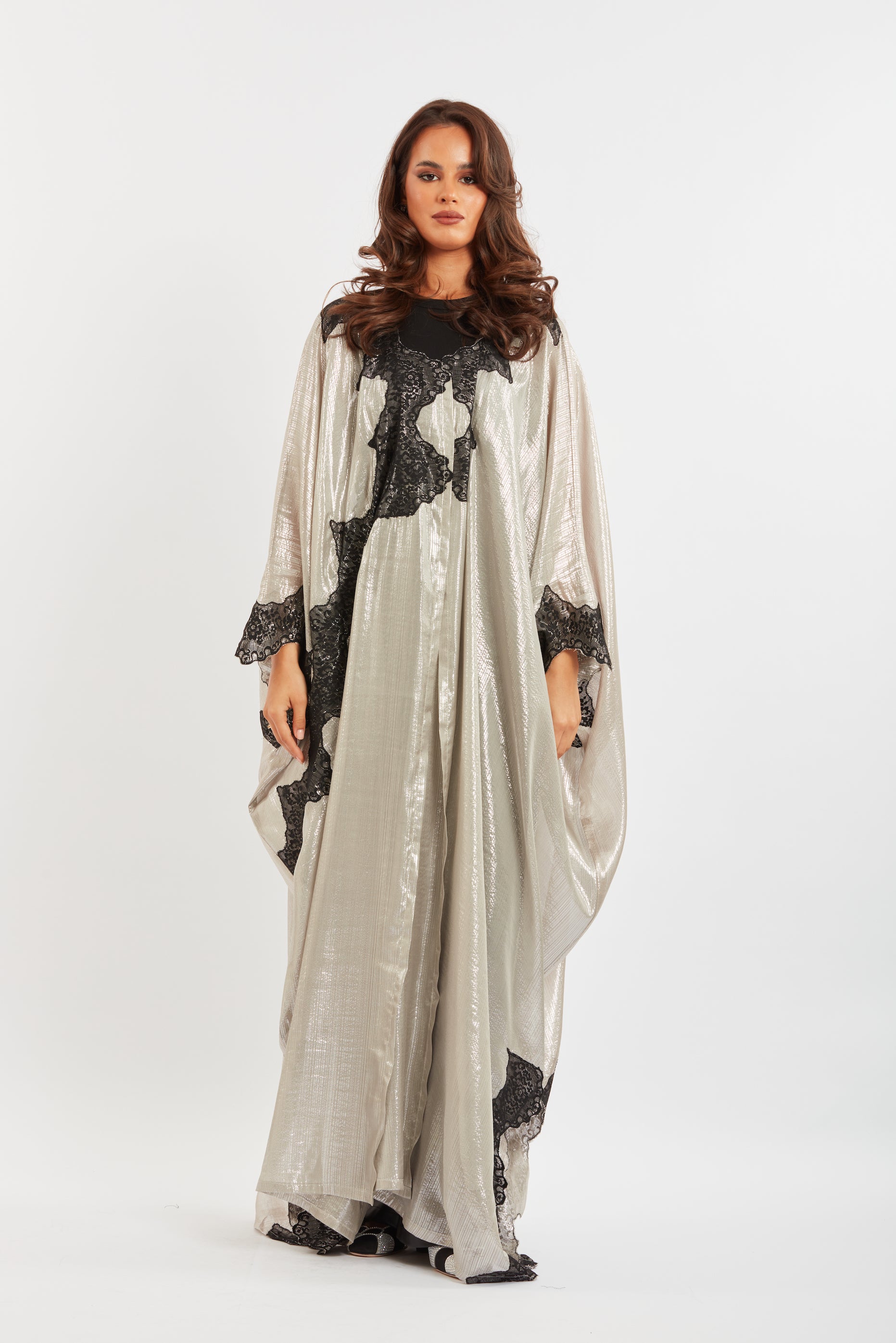 Silk Lace Abaya