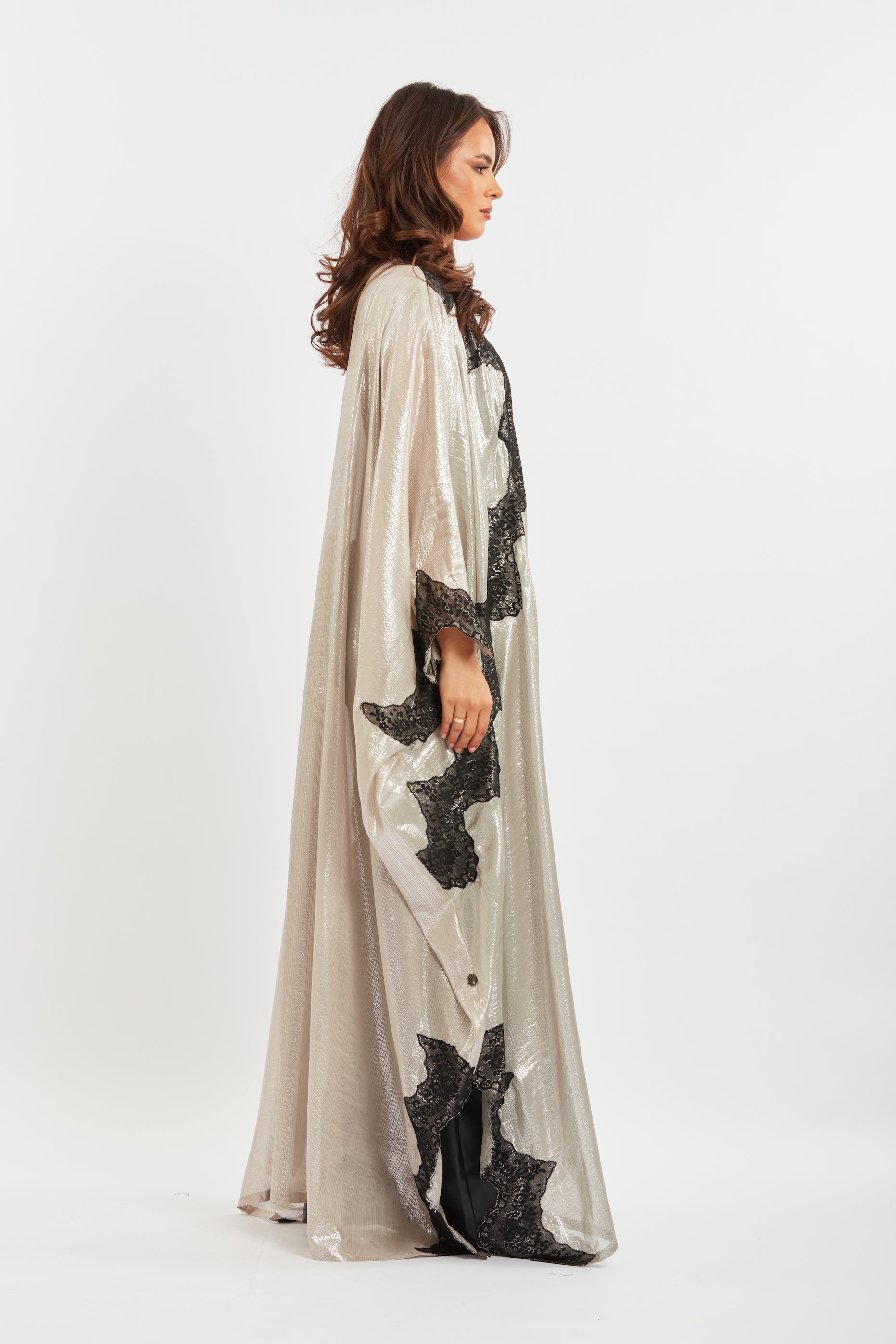 Silk Lace Abaya