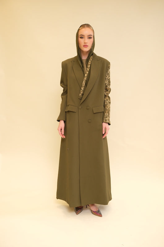 Double Breasted Abaya