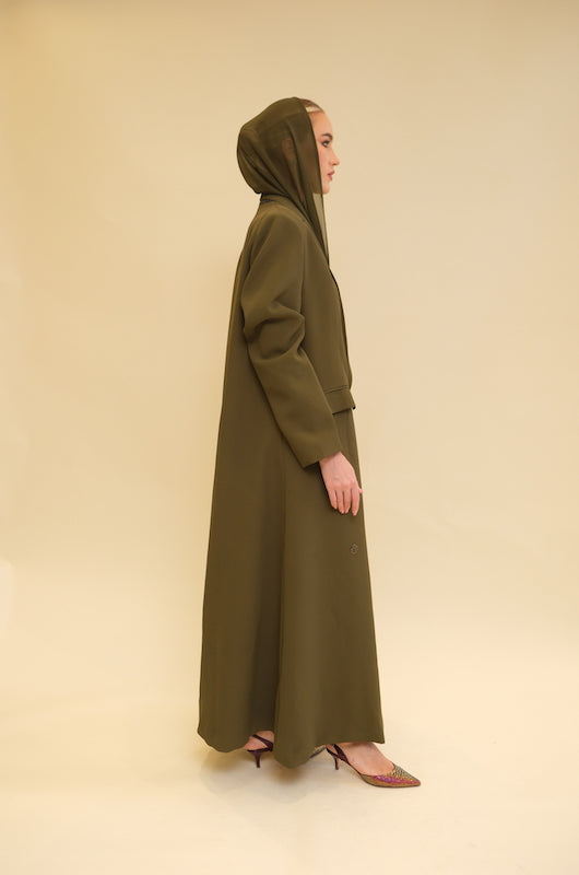 Double Breasted Abaya