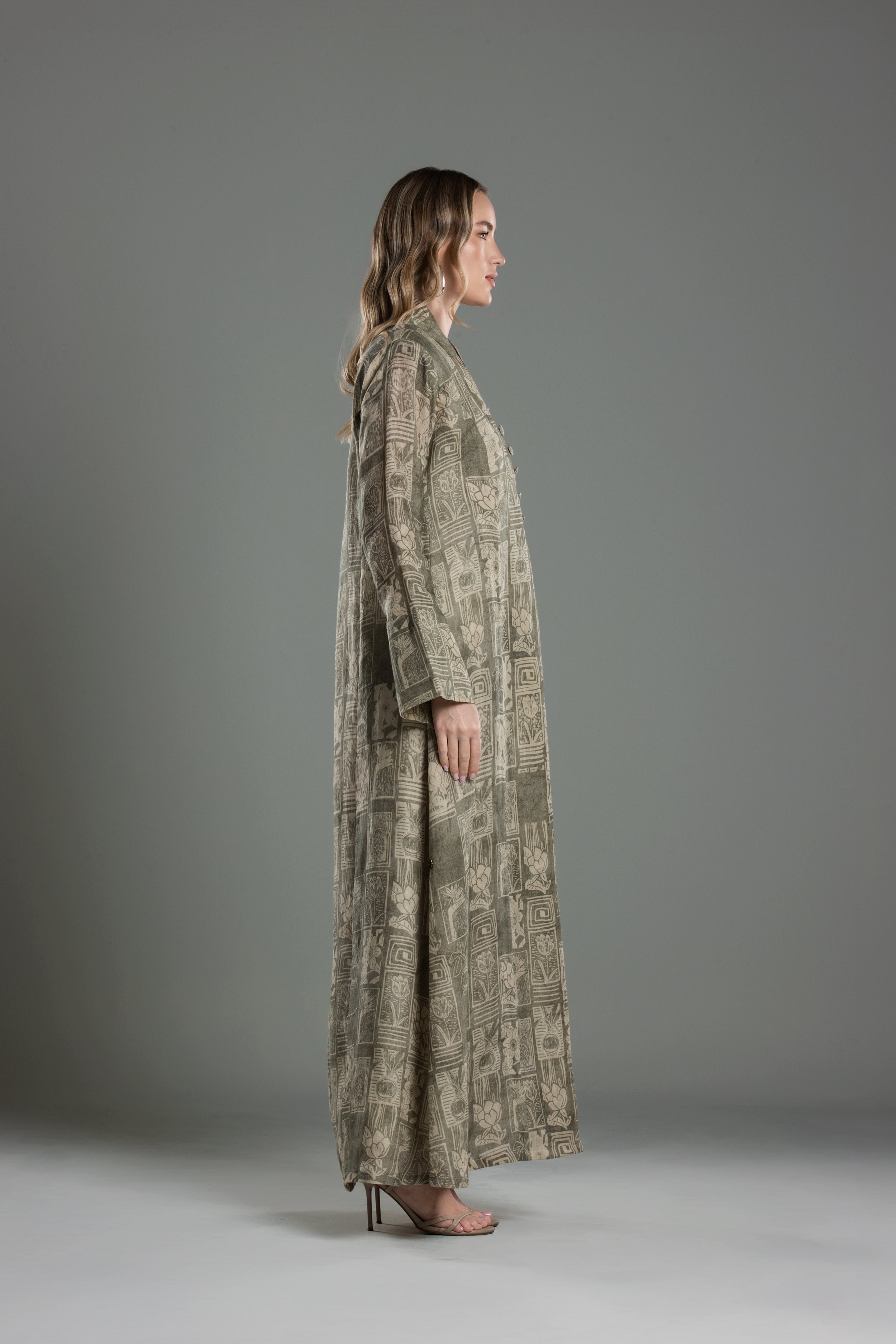 Printed Abaya