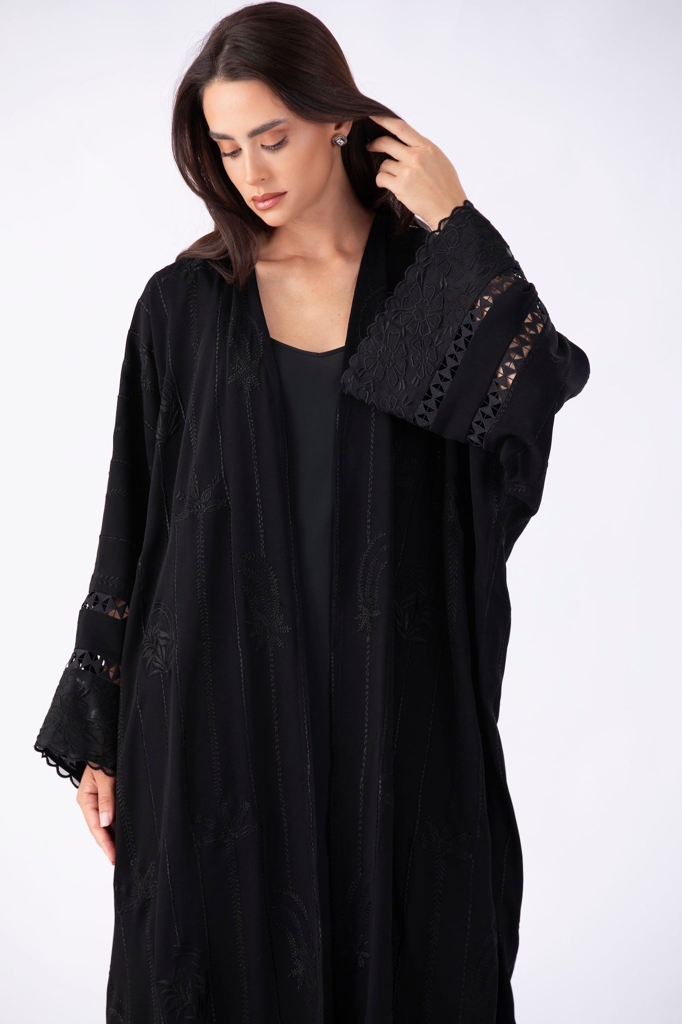 Lace Detail Abaya