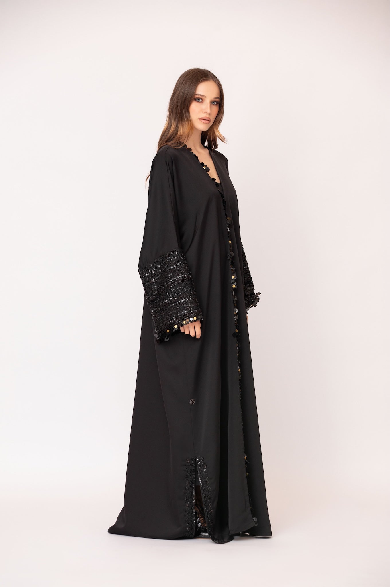 Embroidered Sleeves Abaya