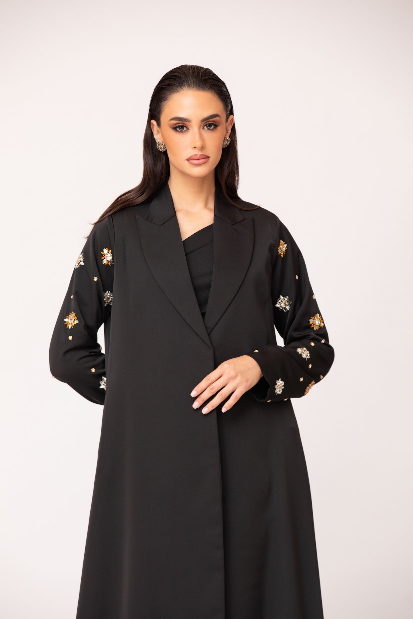Sleek Silk Abaya