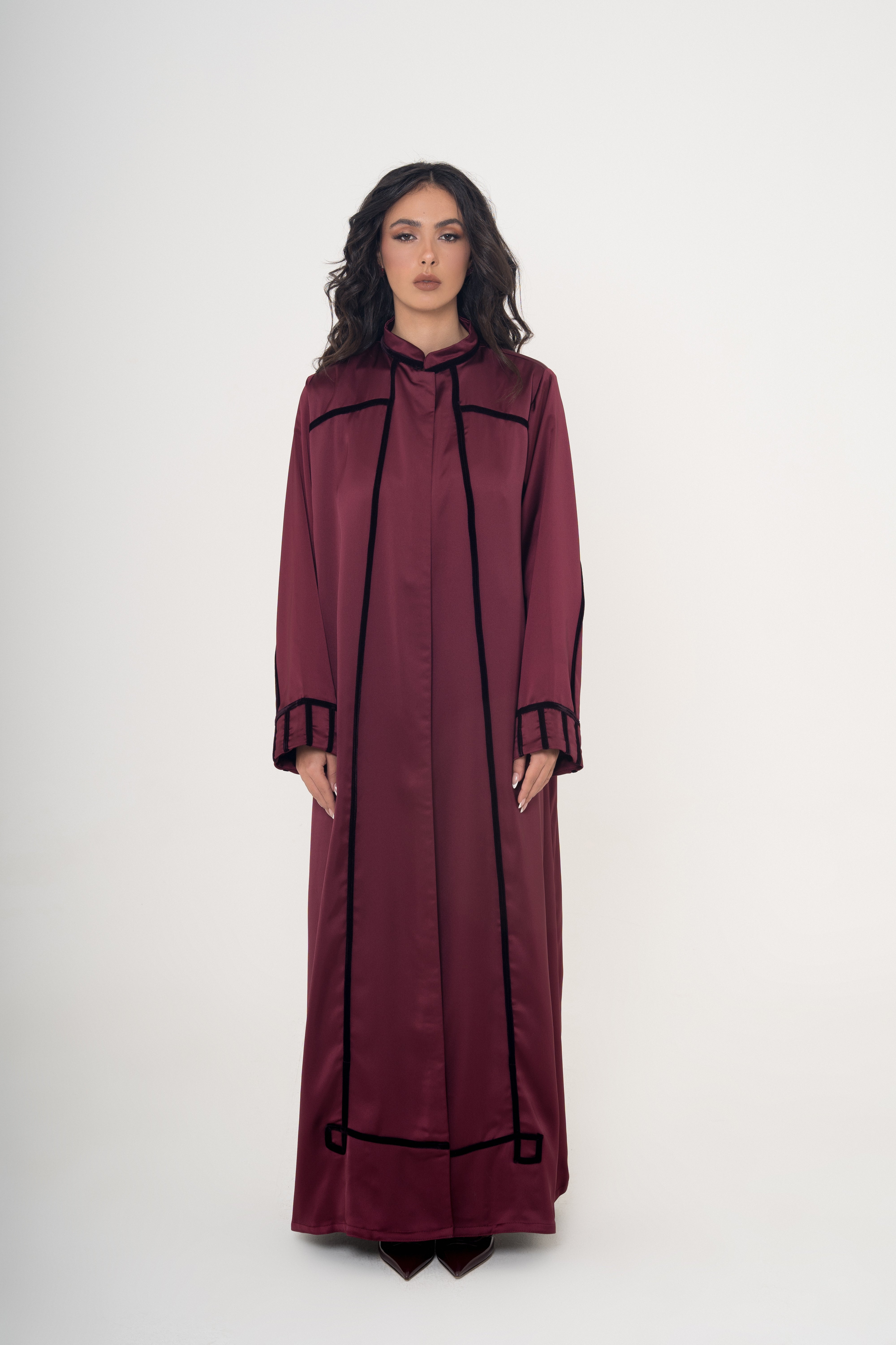 Velvet Appliqué Abaya