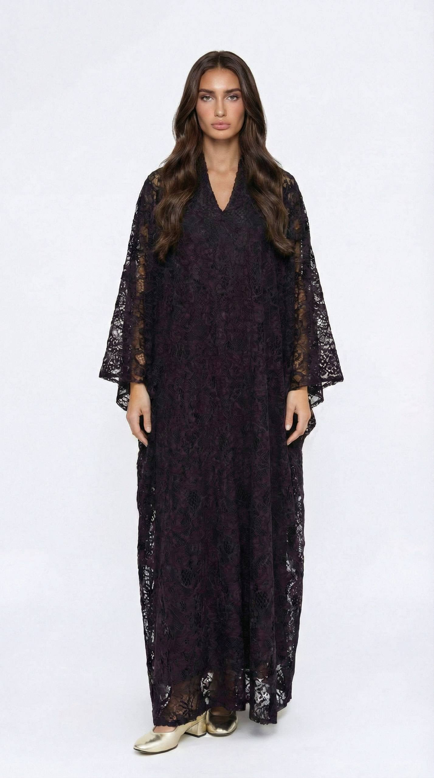 Velvet Lace Kaftan