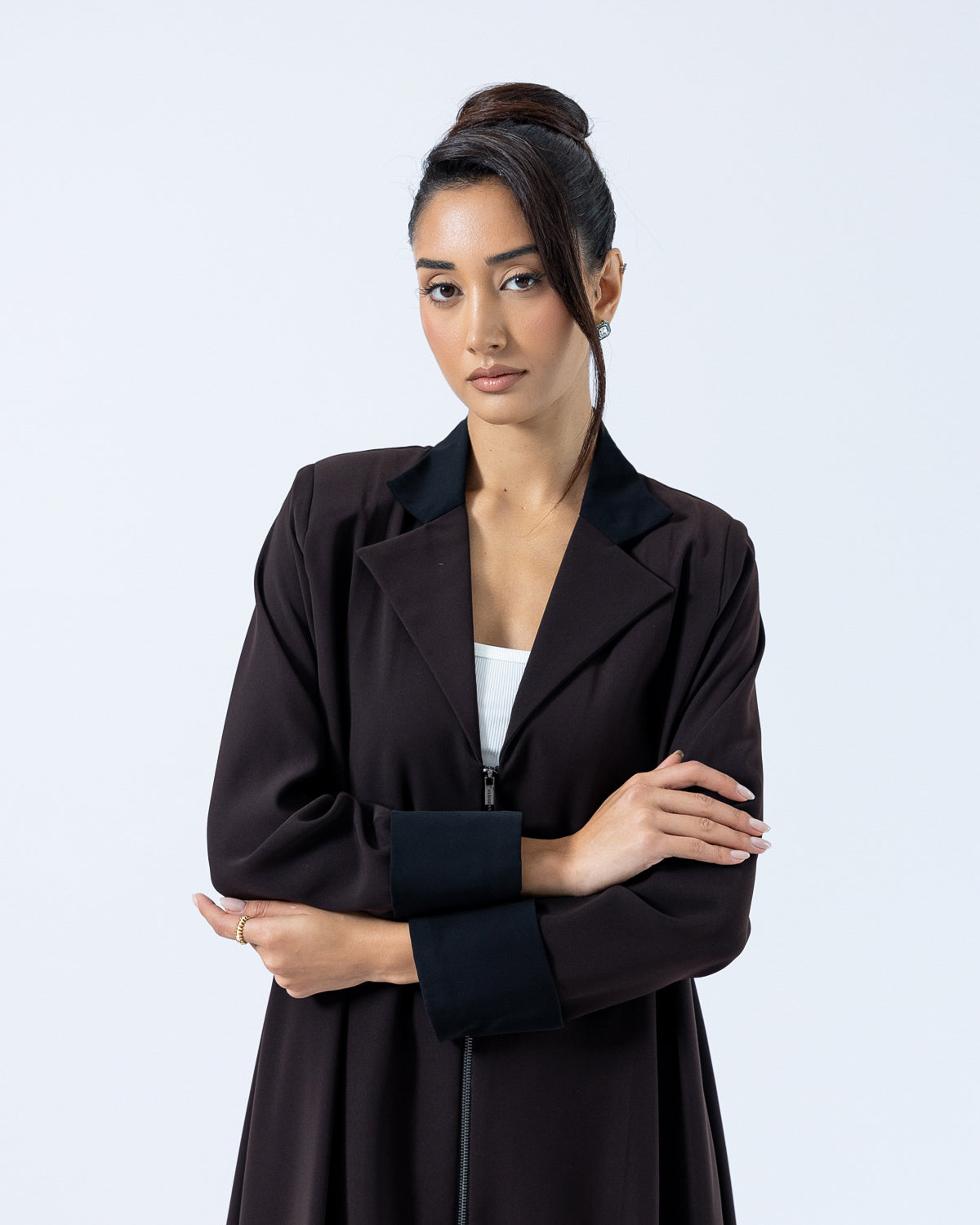 The Blazer Zipper Abaya