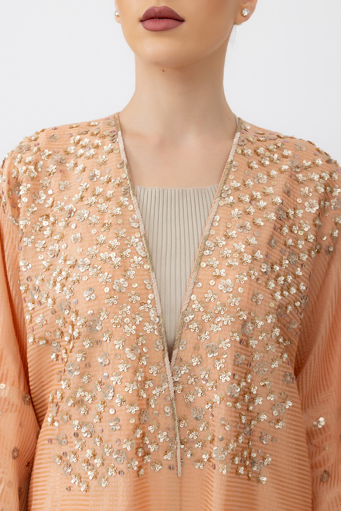 Silk Organza Abaya image 4