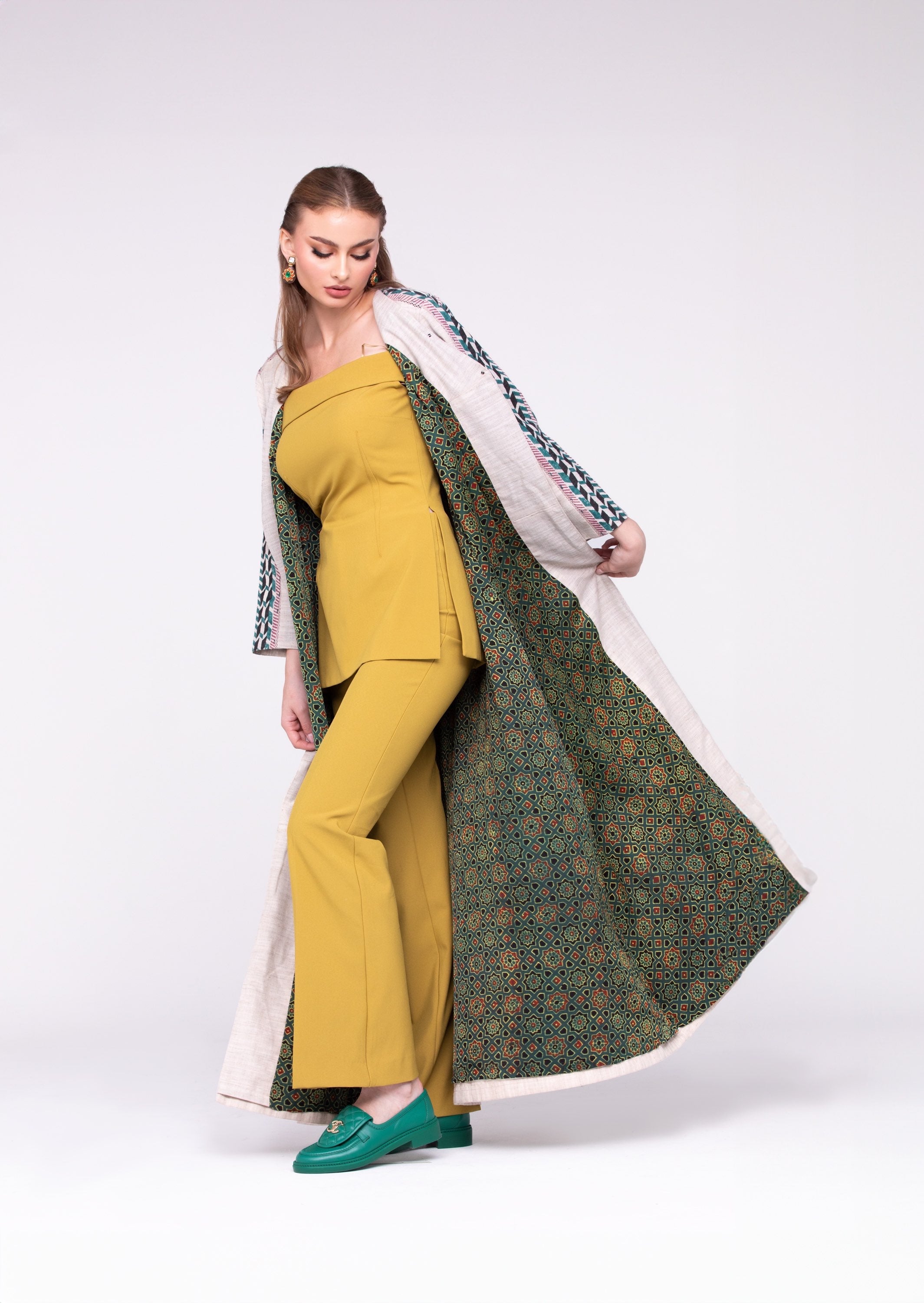 Block Print Abaya image 2
