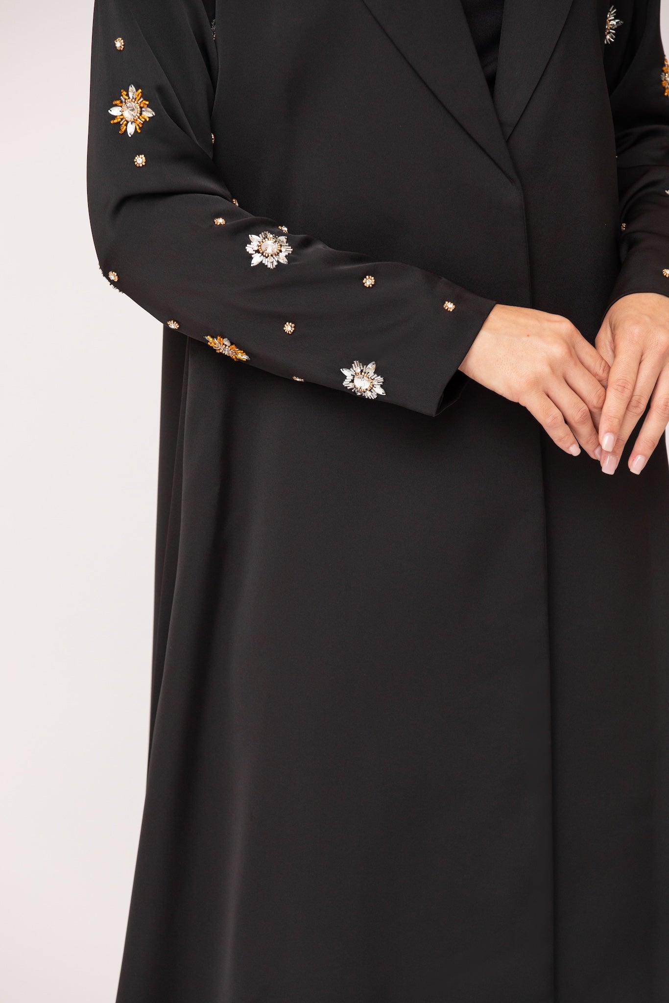 Sleek Silk Abaya