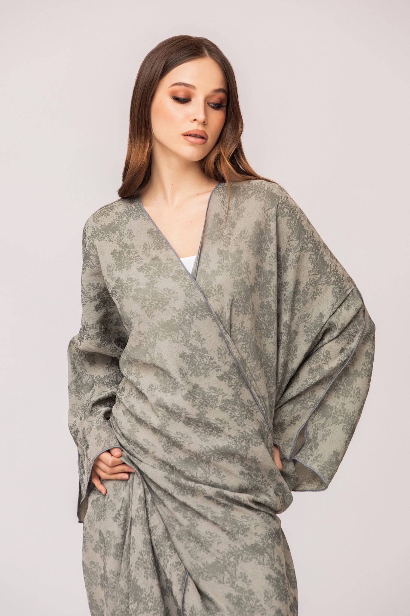Printed Abaya
