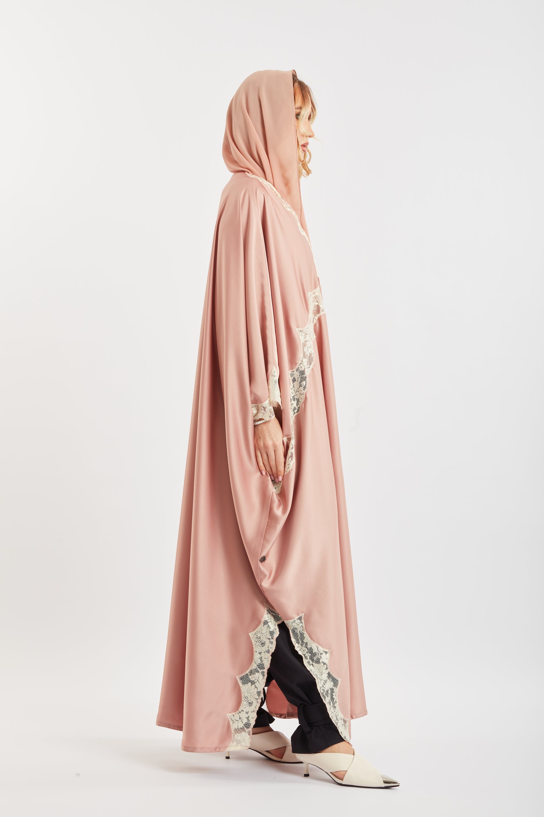 Silk Lace Abaya