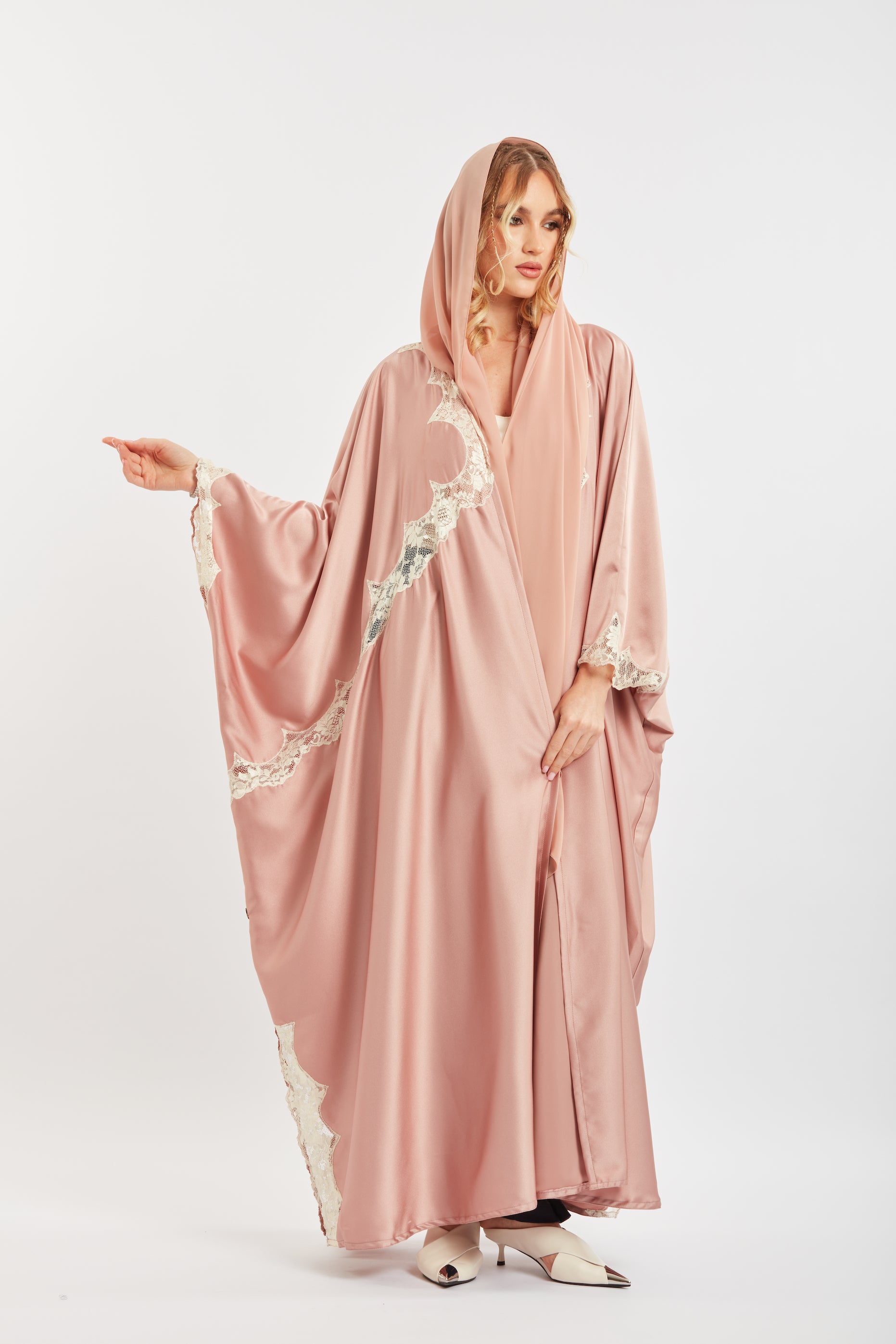 Silk Lace Abaya