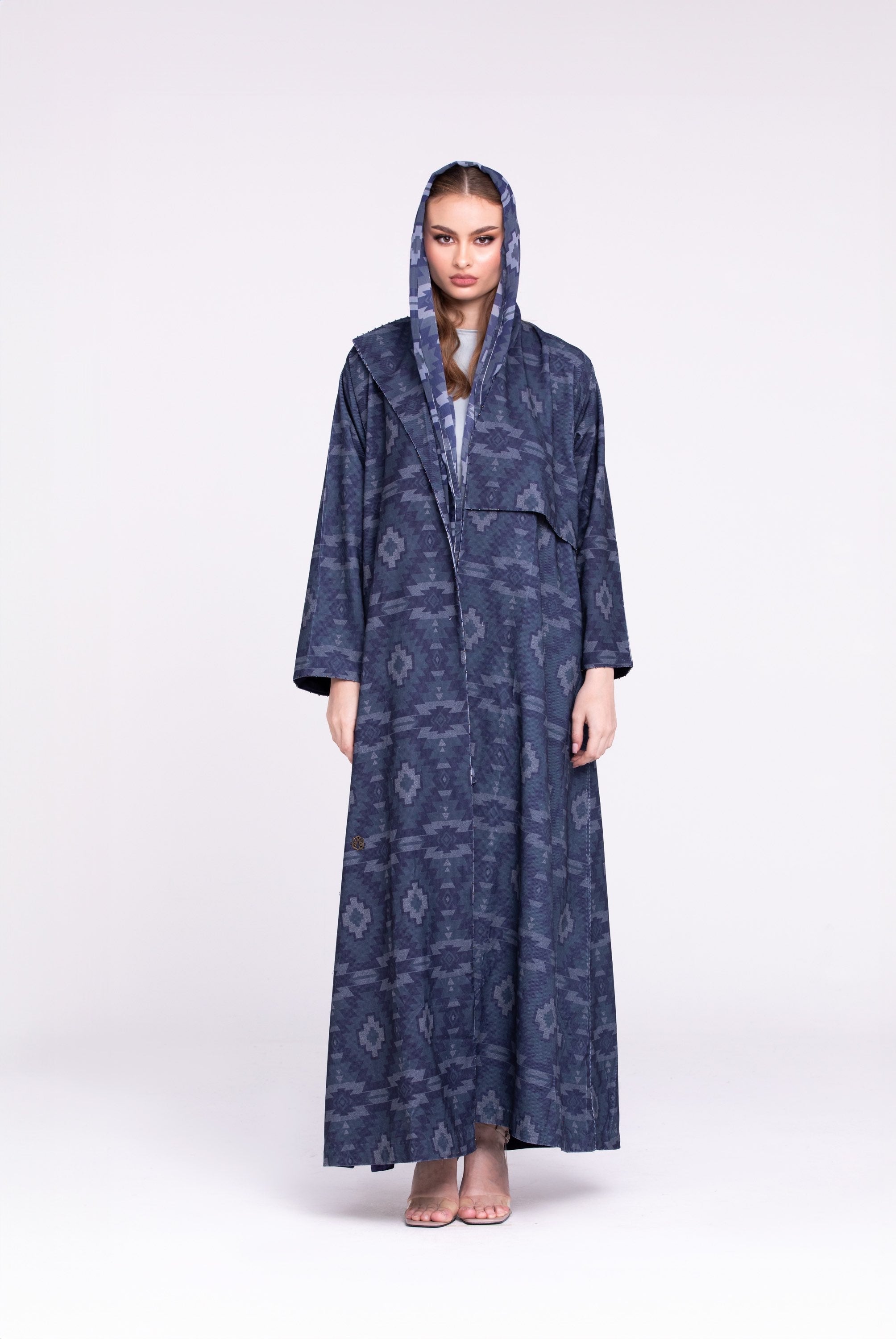 Printed Corduroy Abaya image 0