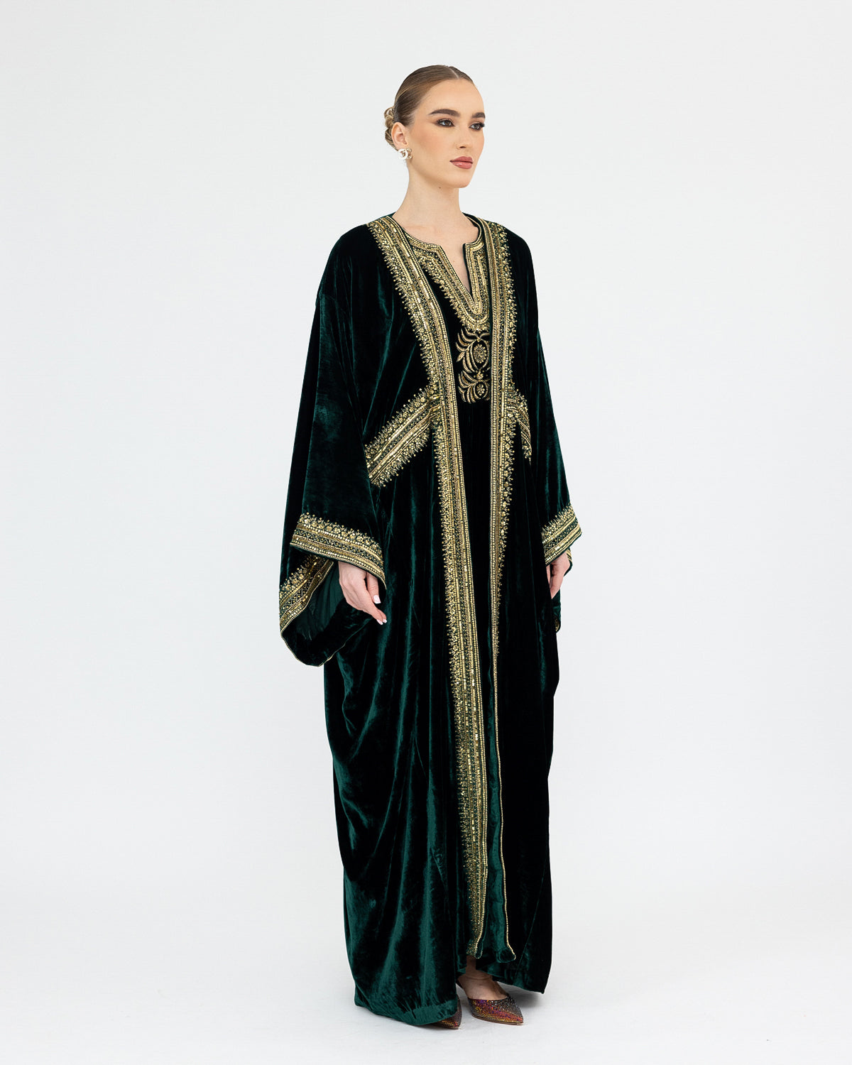 Two-Piece Abaya & Kaftan Set