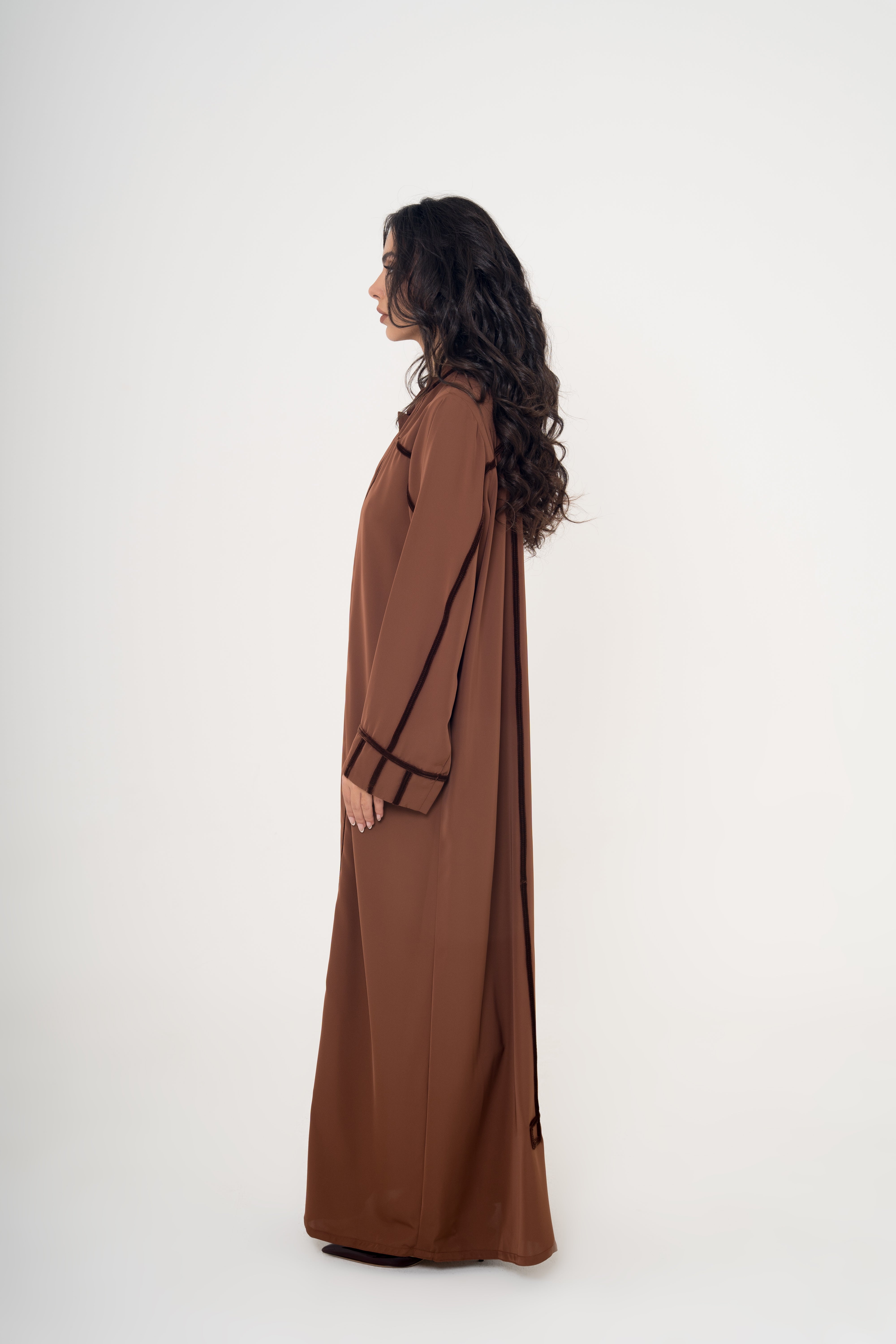 Velvet Appliqué Abaya