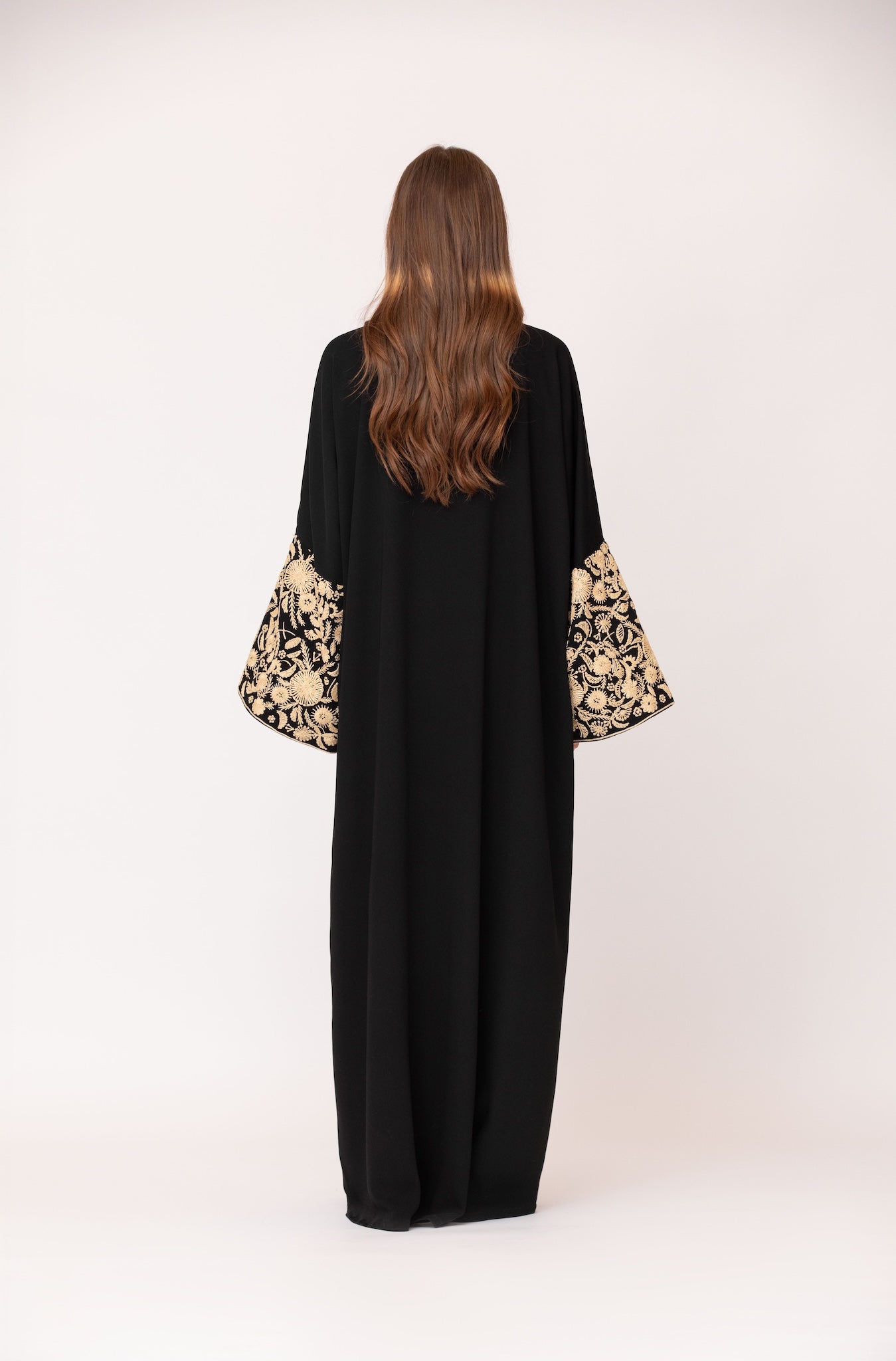Embroidered Sleeves Abaya