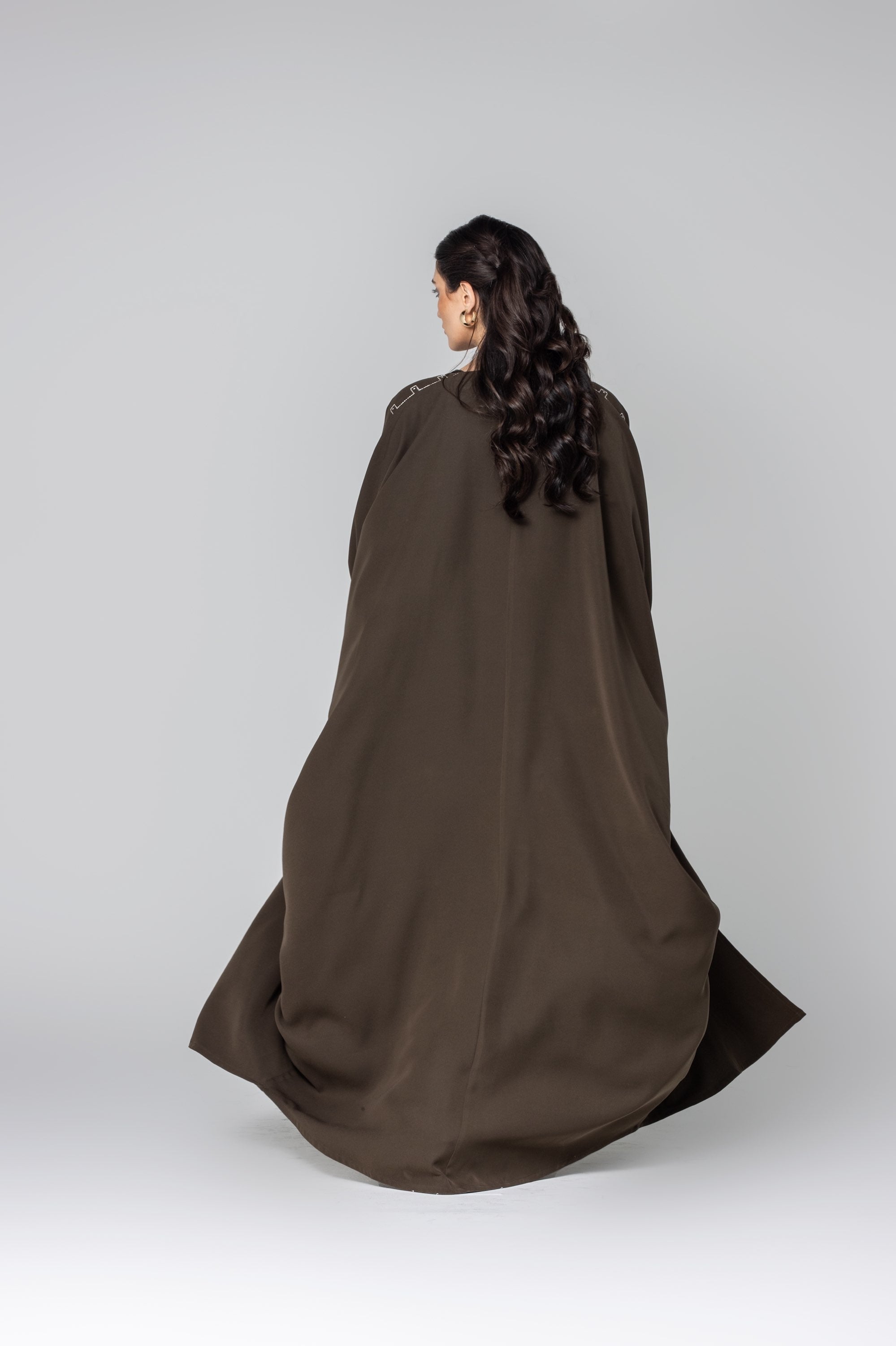 Zari Embellished Details Abaya image 1