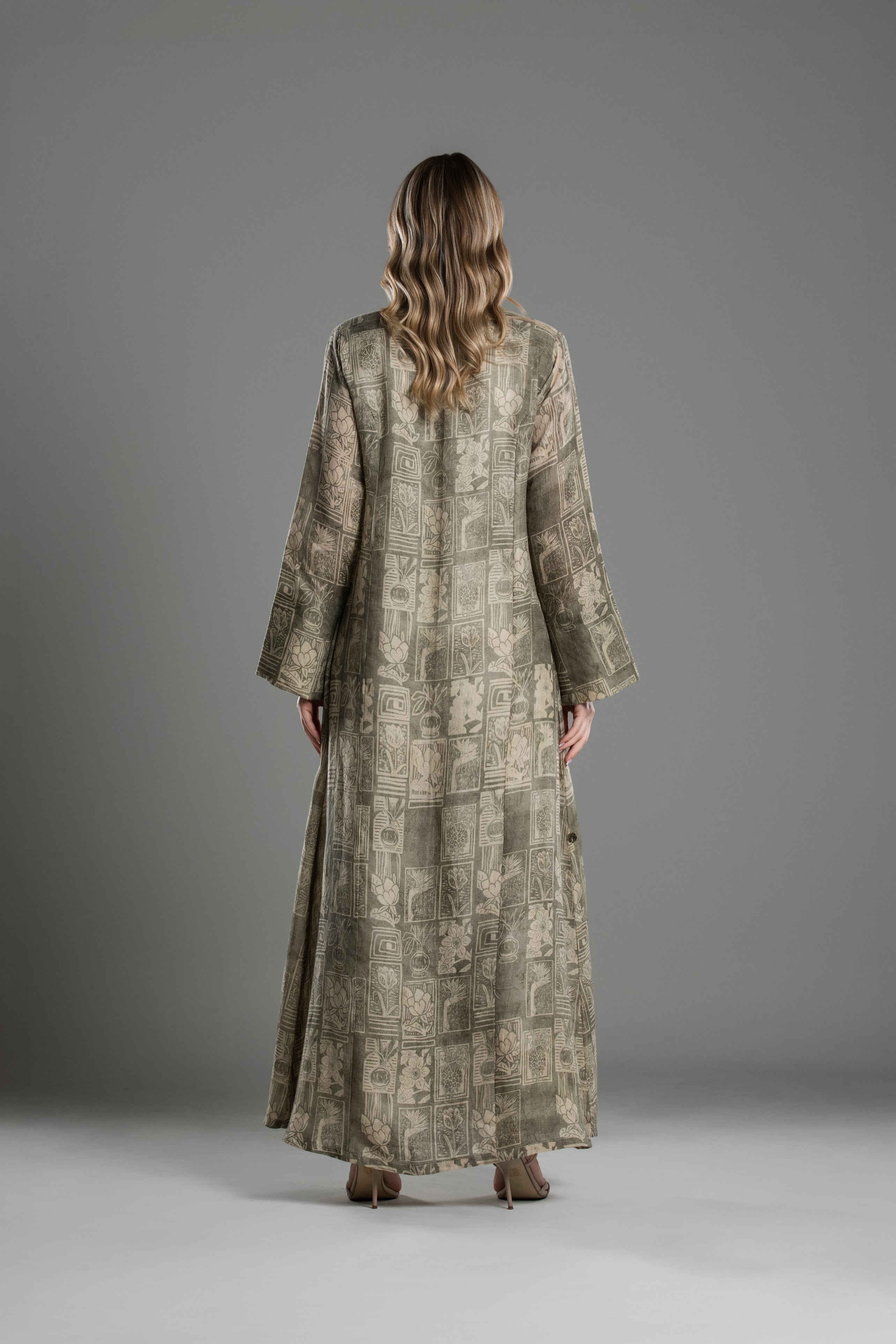 Printed Abaya