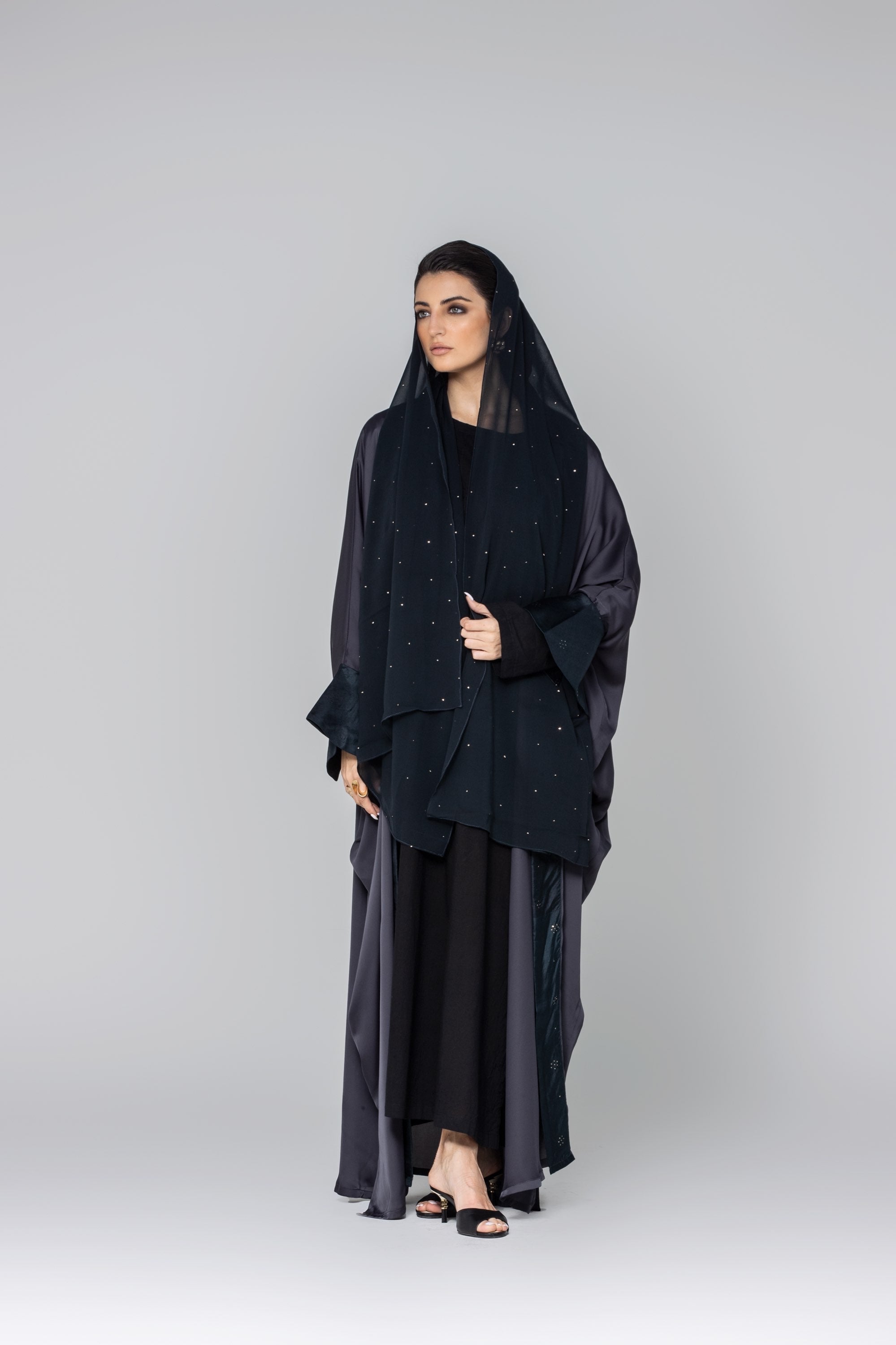 Nagda Sleeves Details Abaya image 0